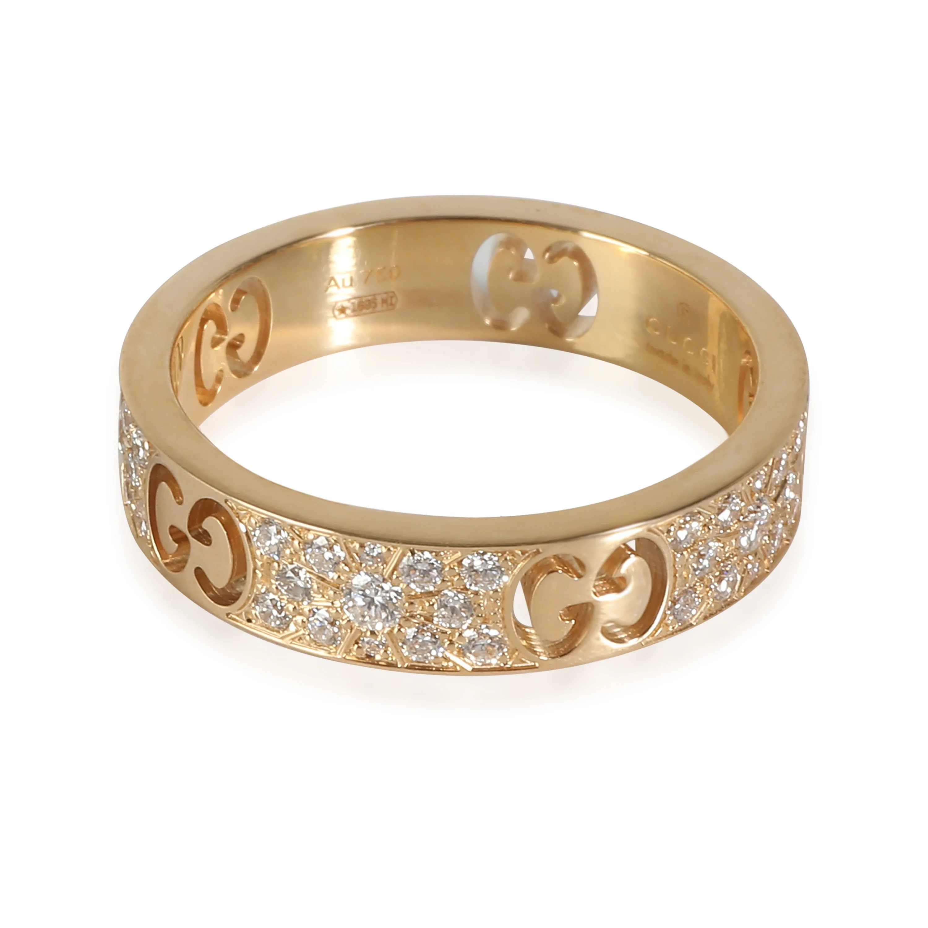Icon Band in 18k Yellow Gold 0.46 CTW - Image 3
