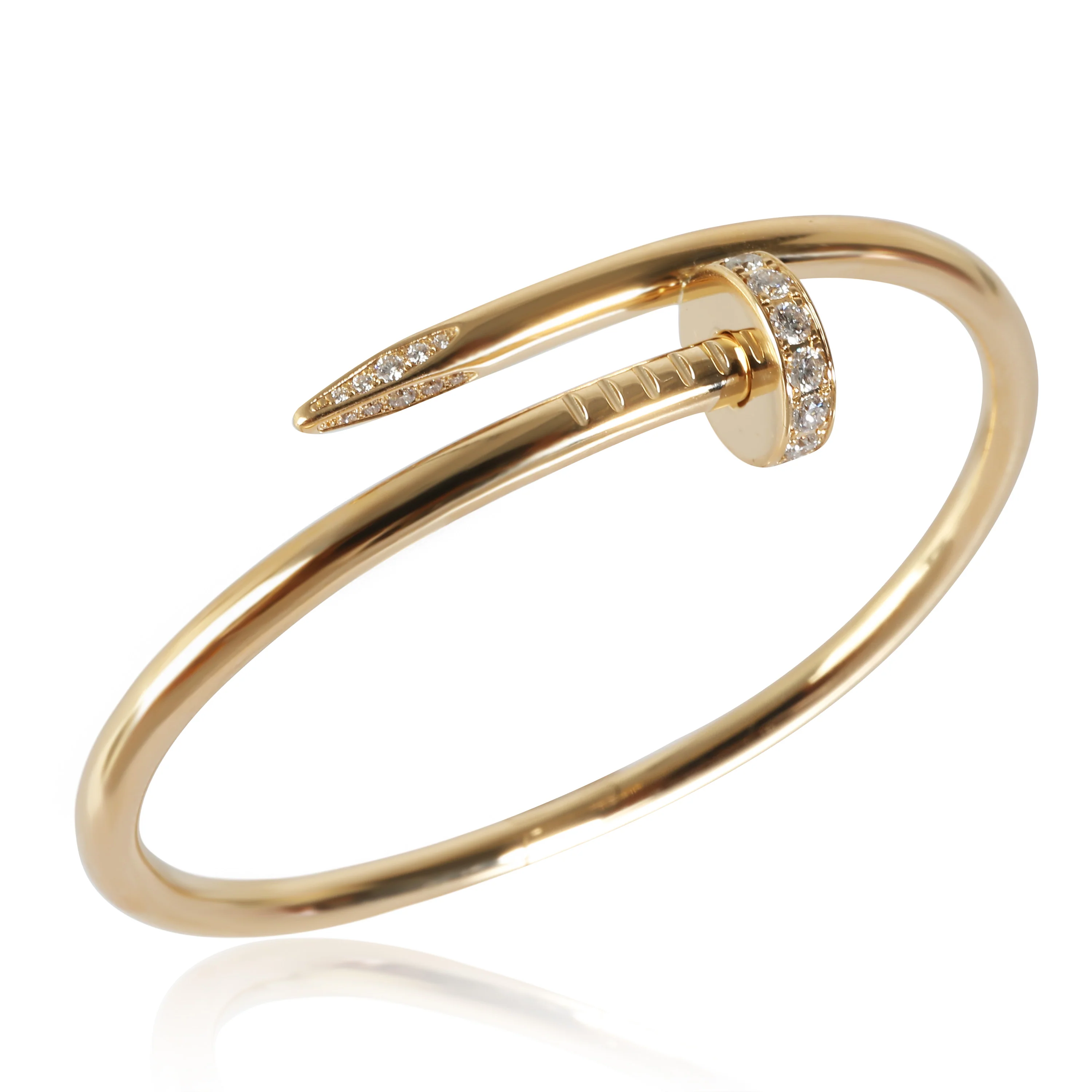 Juste Un Clou Bracelet, Diamonds (Yellow Gold) - Image 3