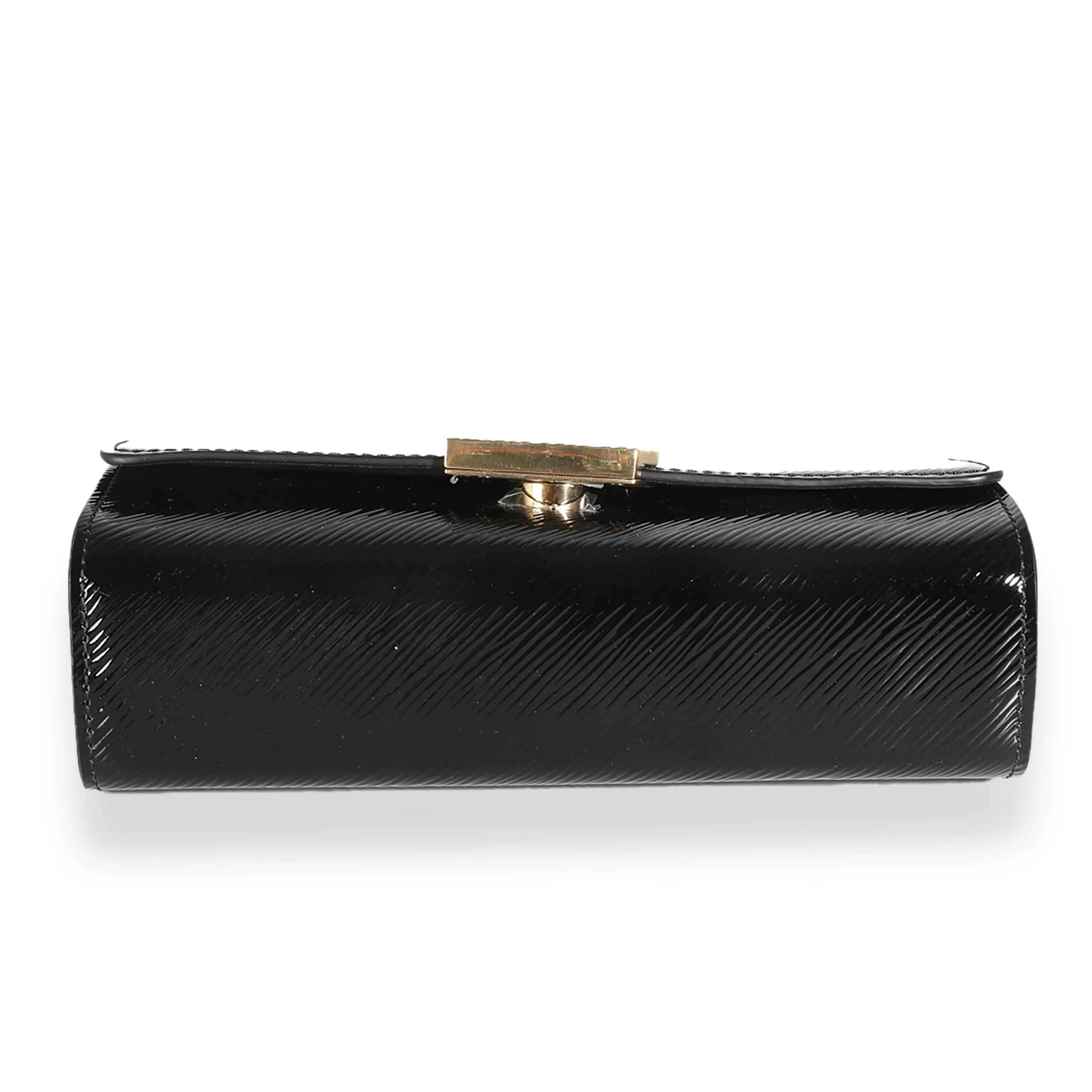 Black Epi Patent Pochette Louise - Image 5