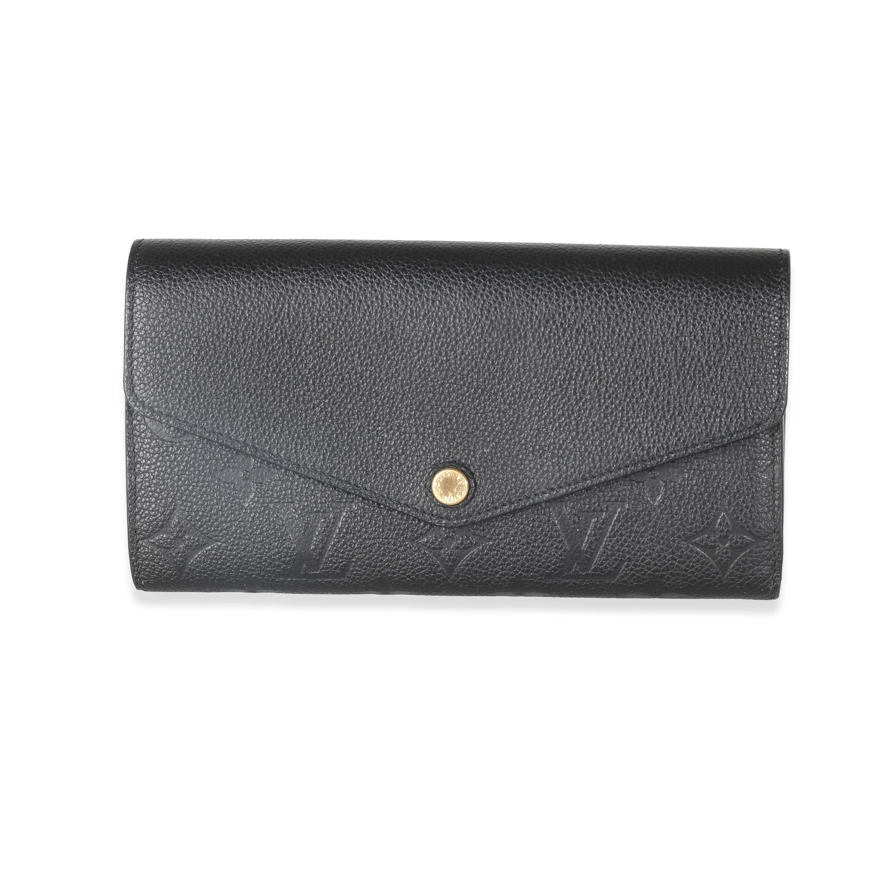 Black Monogram Empreinte Sarah Wallet
