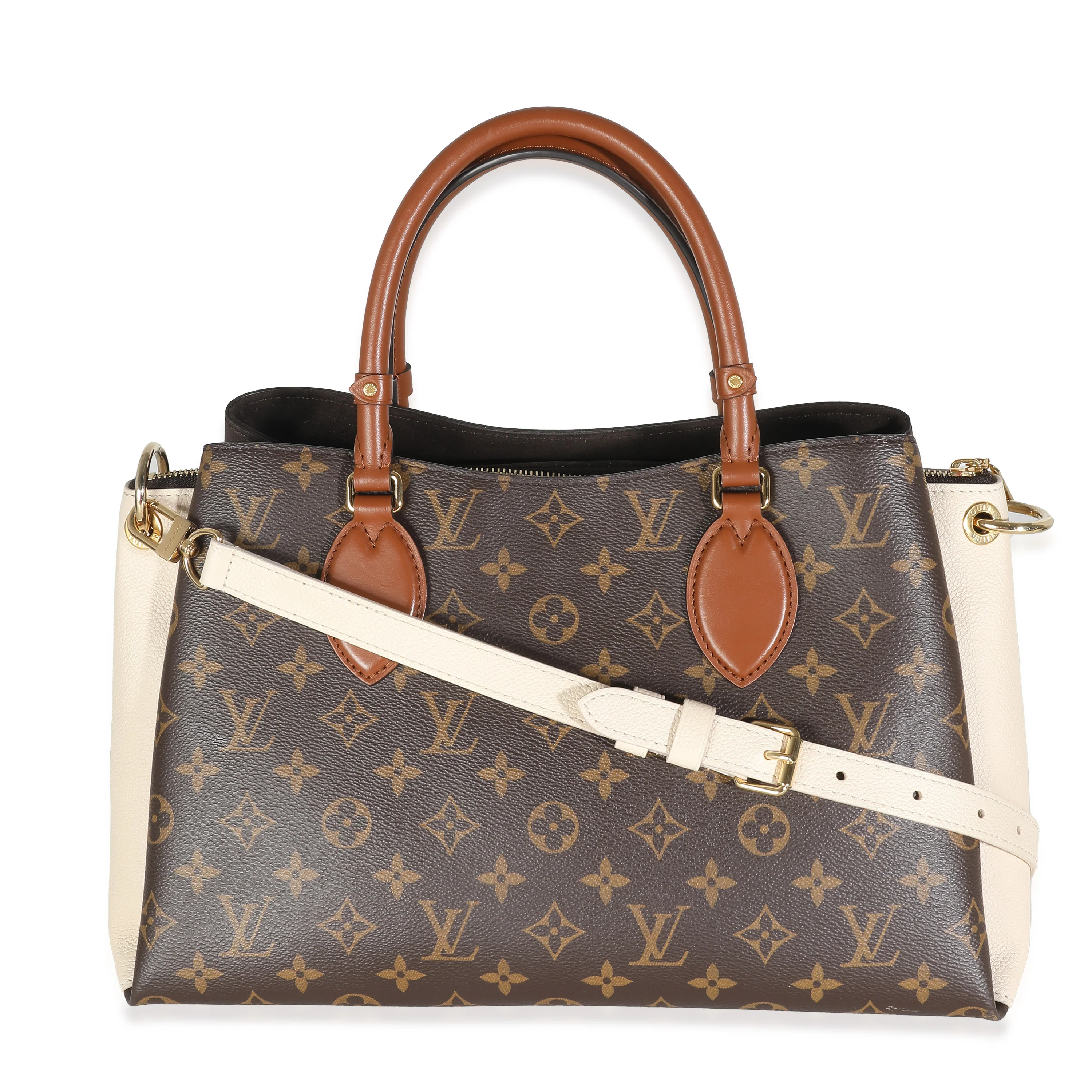 Cream Monogram Canvas Vendome MM - Image 4