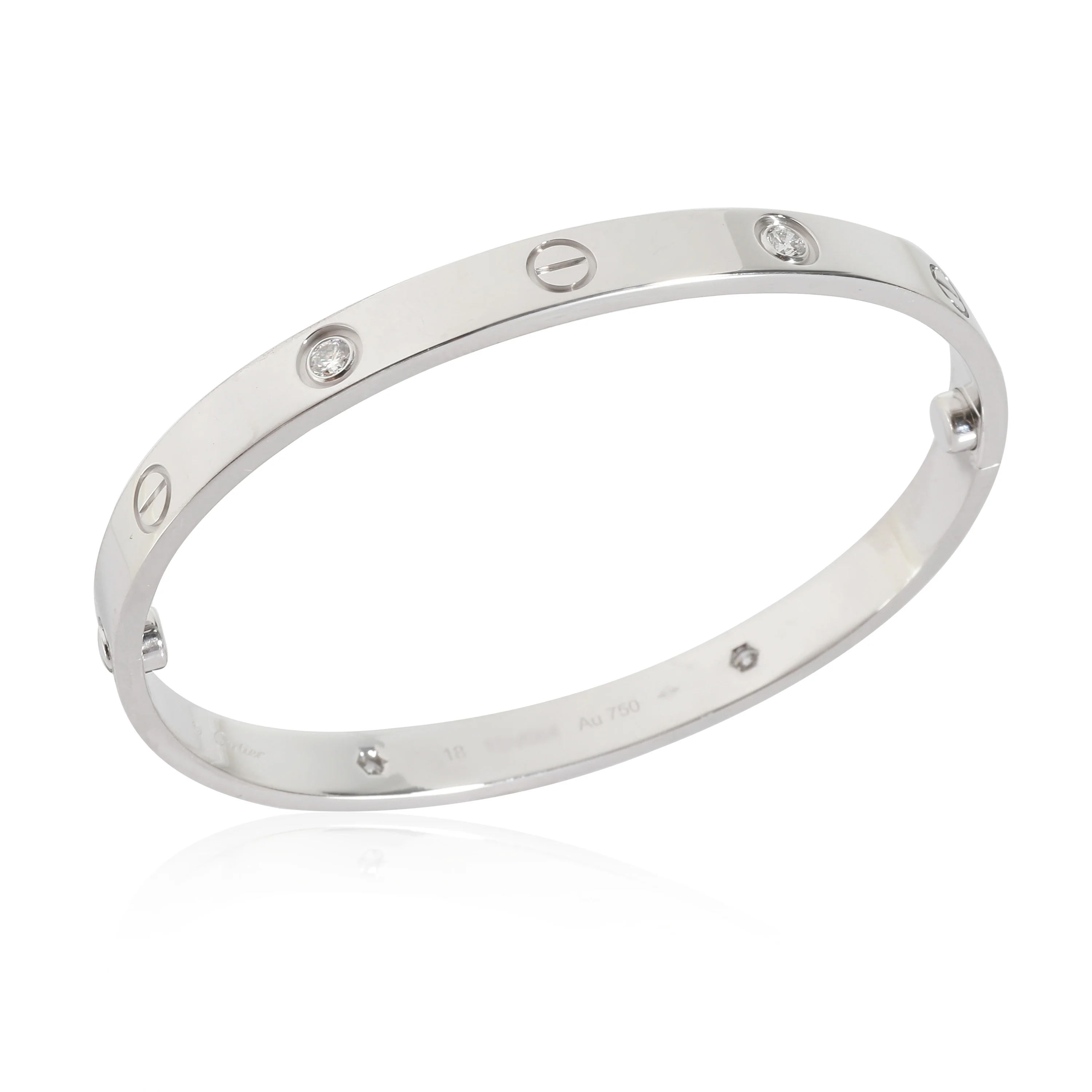 Love Bracelet, Diamonds (White Gold) - Image 6