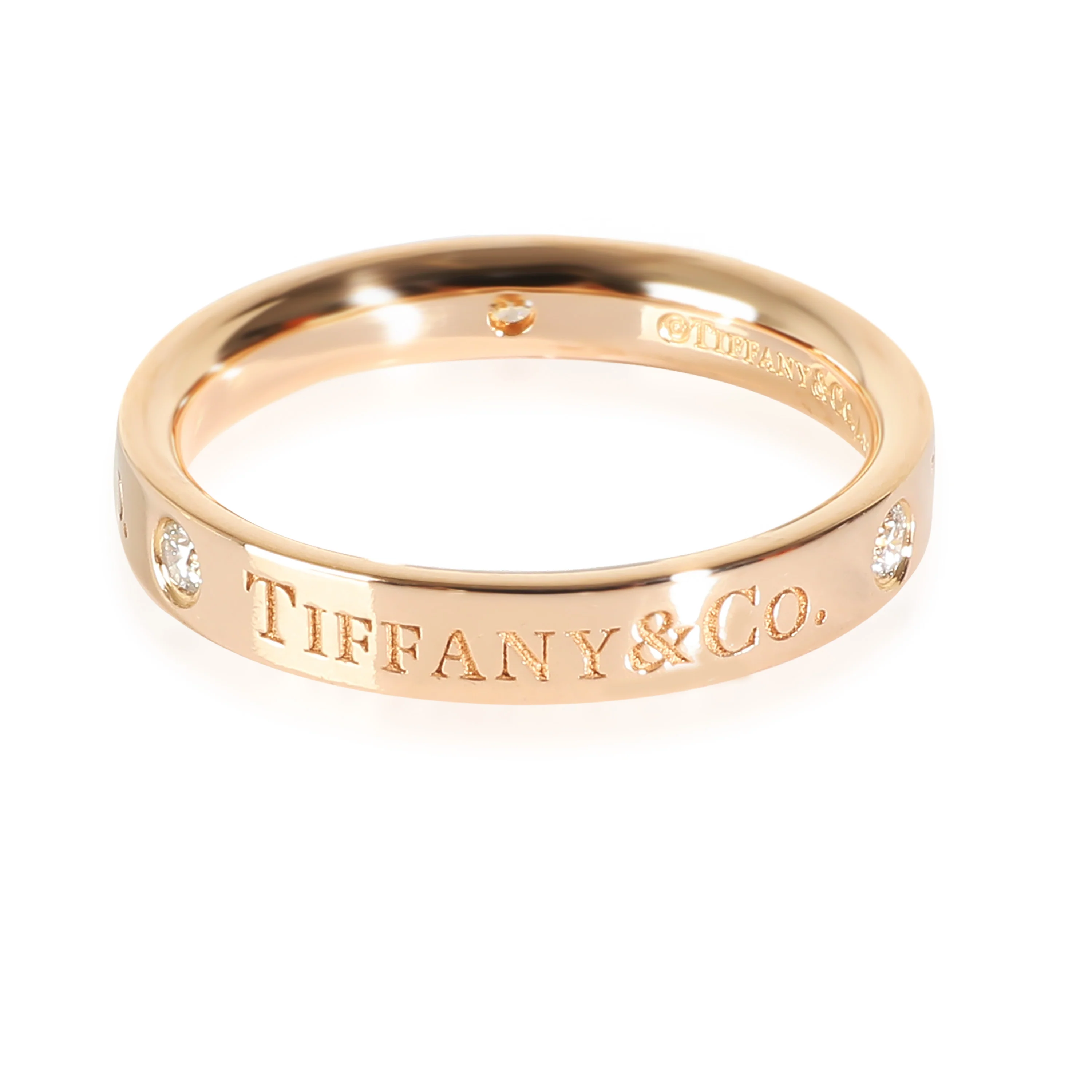 Diamond Band in 18k Rose Gold 0.07 CTW - Image 2