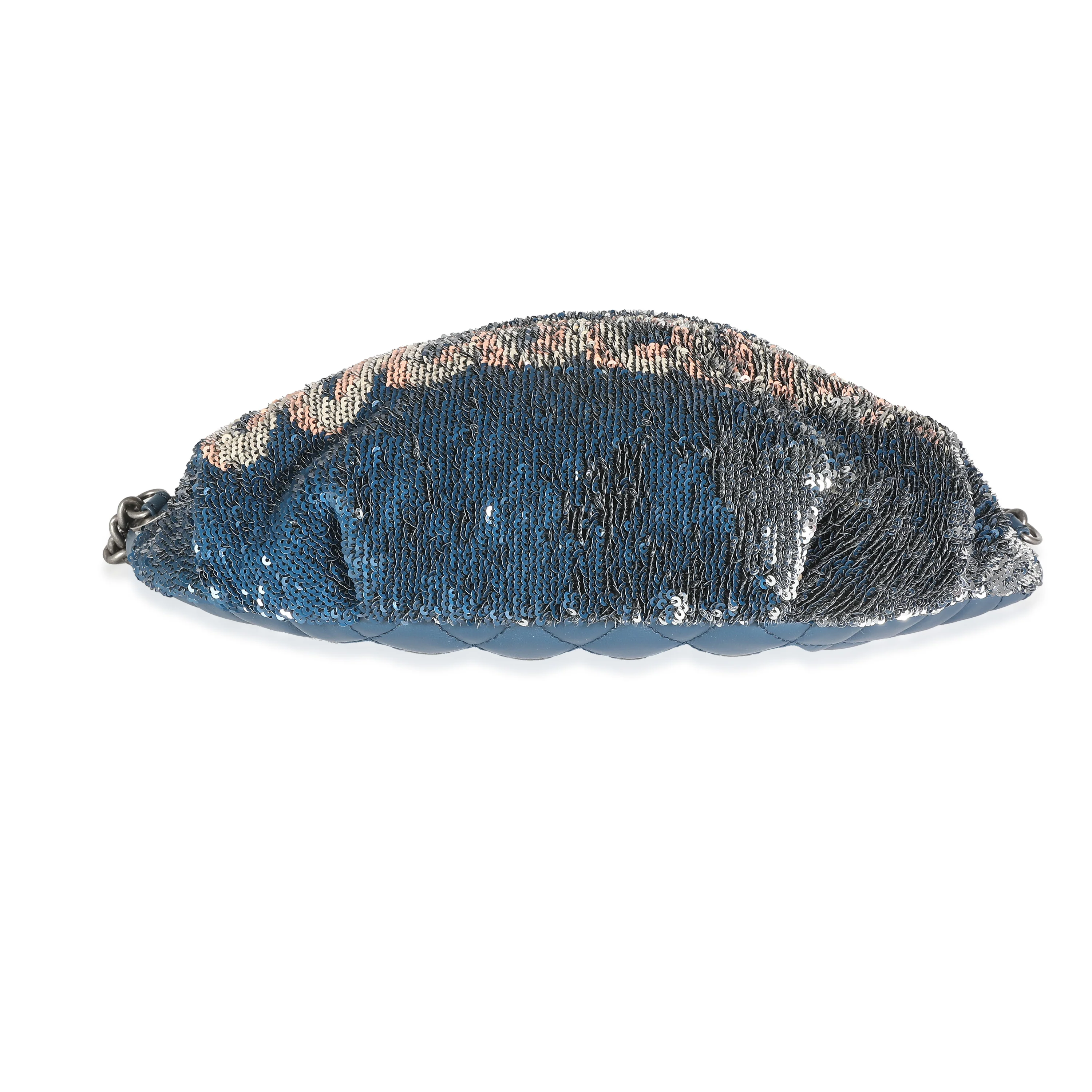Blue Pink Sequin Coco Cuba Waist Belt Bag - Image 5