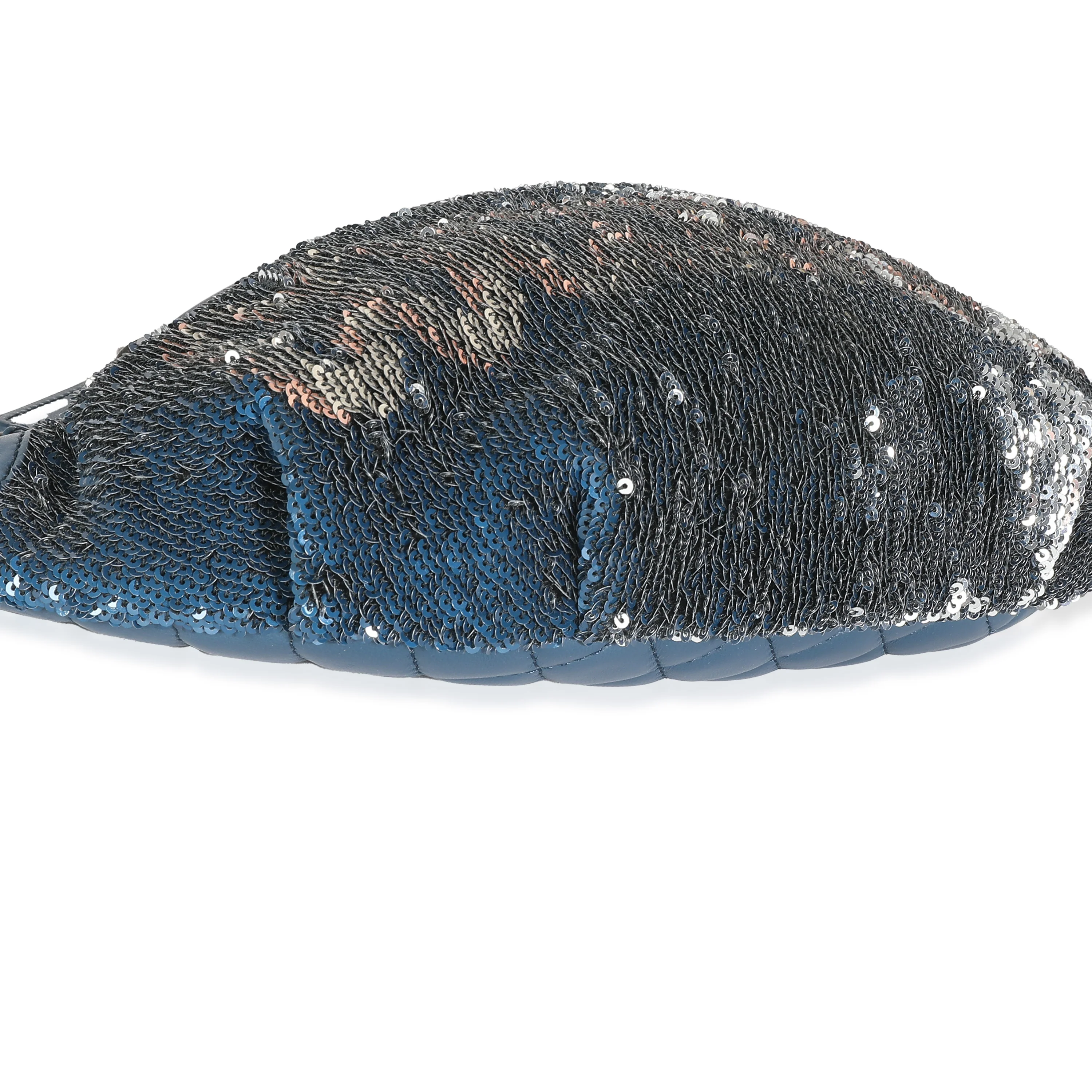 Blue Pink Sequin Coco Cuba Waist Belt Bag - Image 6