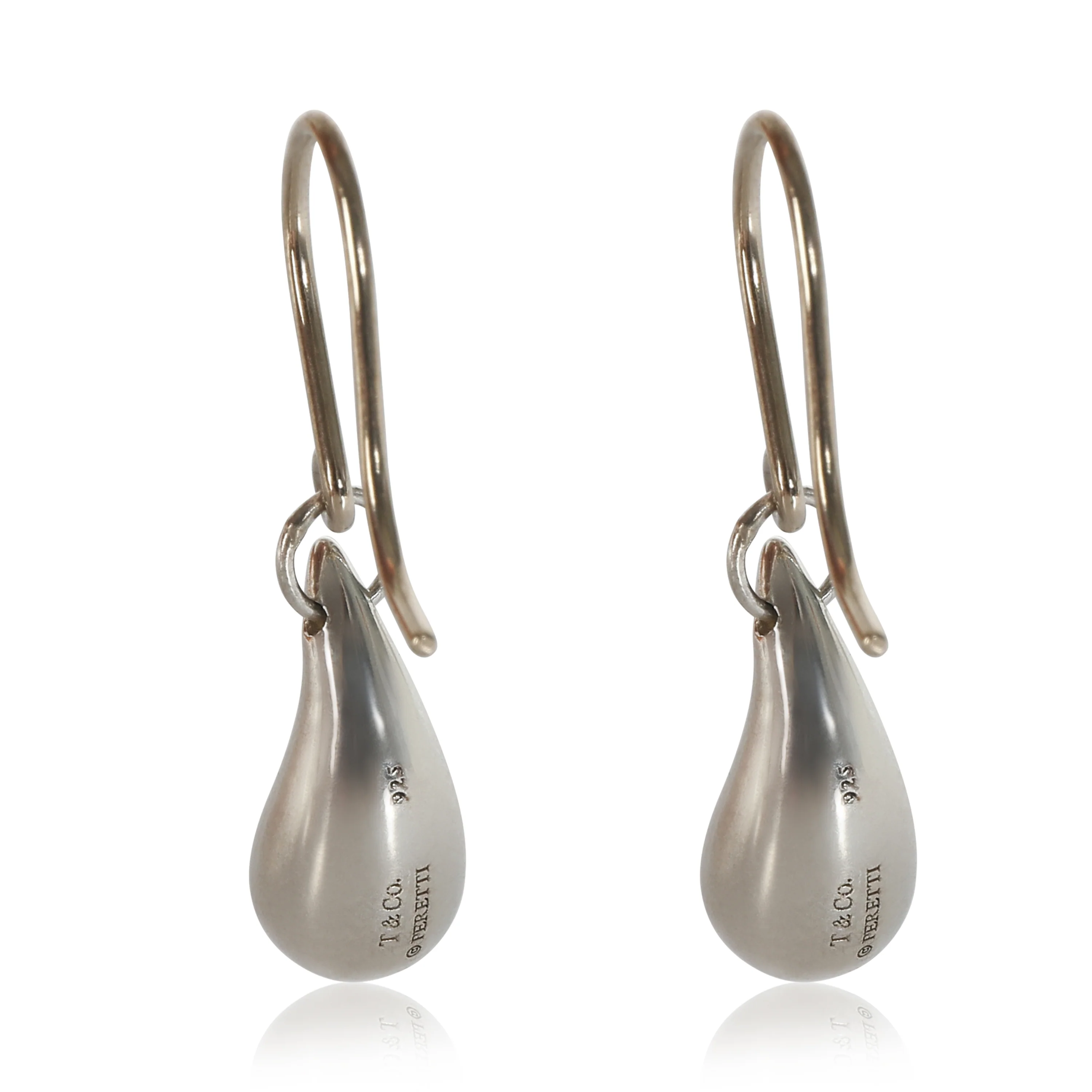 Elsa Peretti Tear Drop Earring in Sterling Silver - Image 3