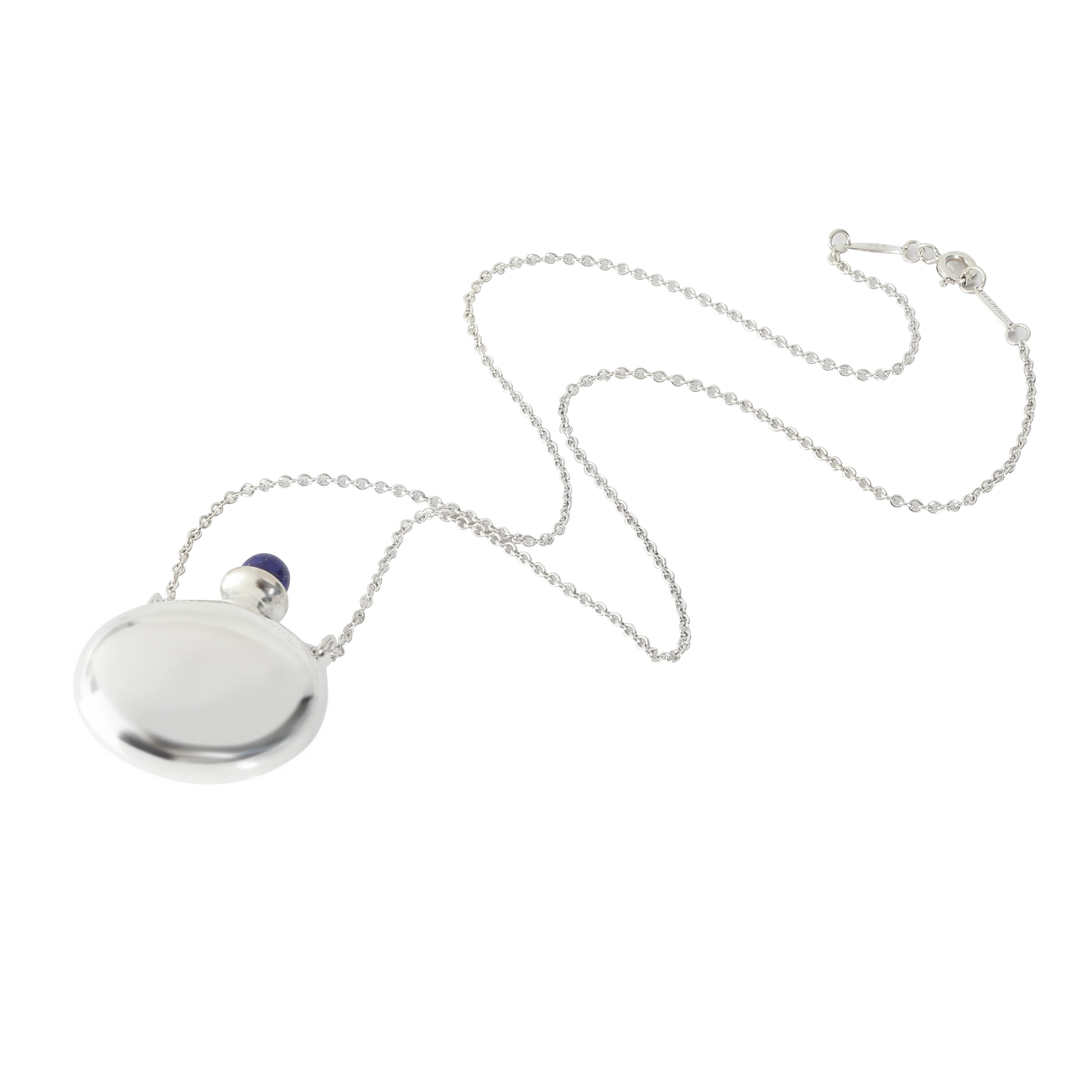 Elsa Peretti Lapis Round Bottle Pendant in  Sterling Silver - Image 3