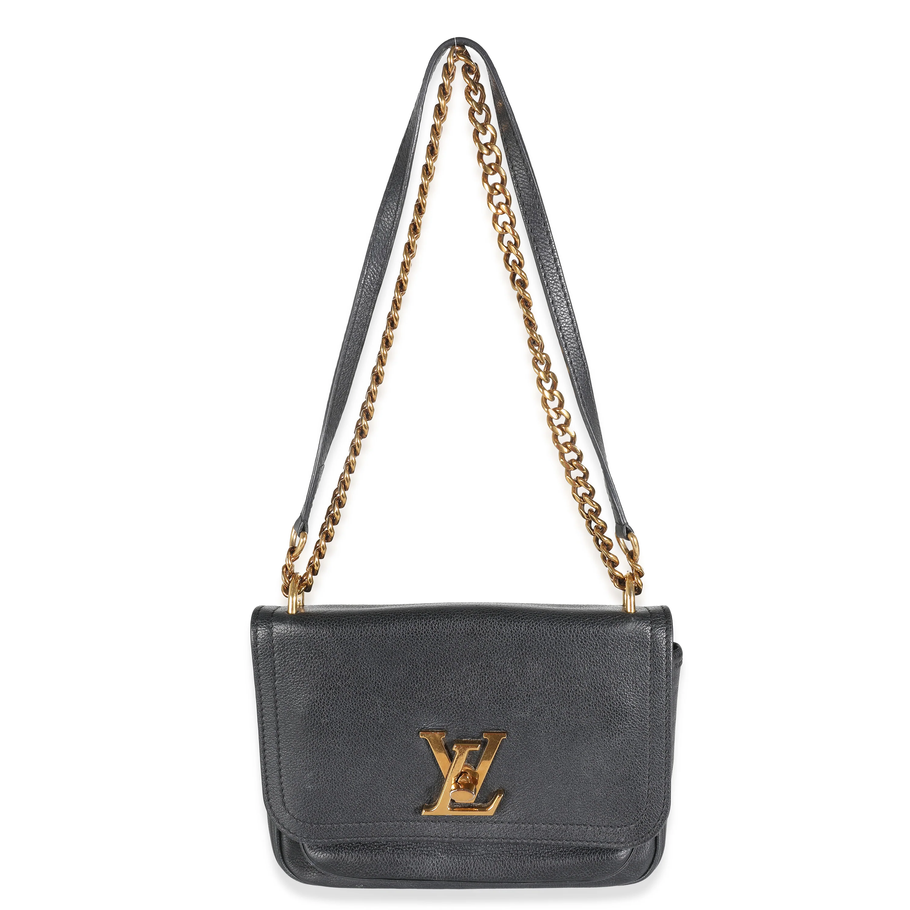 Black Taurillon Lockme Chain PM - Image 8