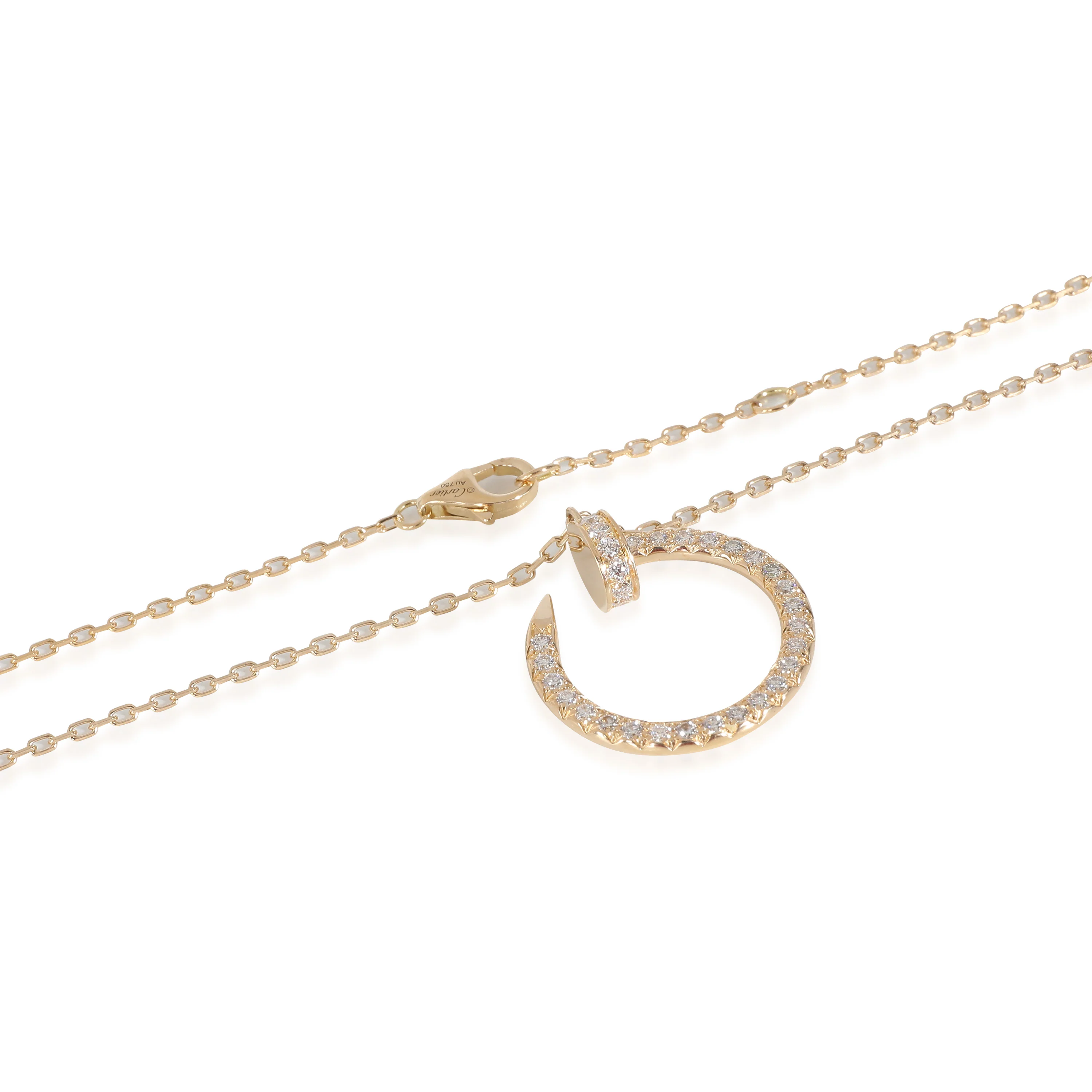 Juste Un Clou Necklace, Diamonds (Yellow Gold) - Image 4
