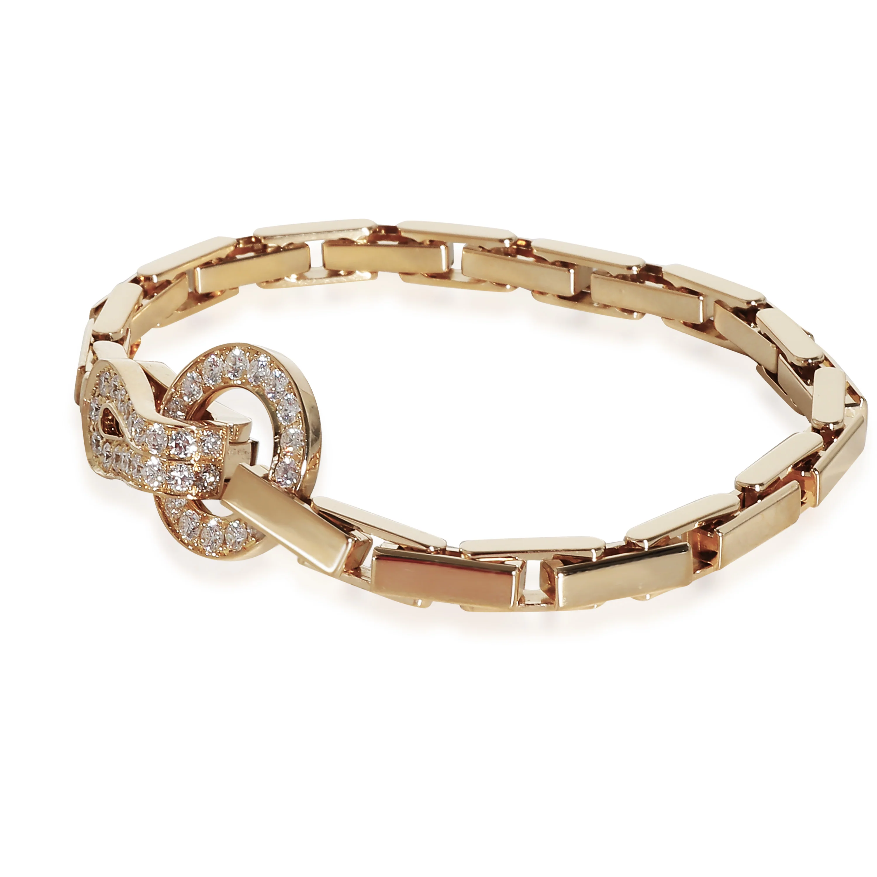 Agrafe Bracelet in 18k Yellow Gold 1.13 CTW - Image 2