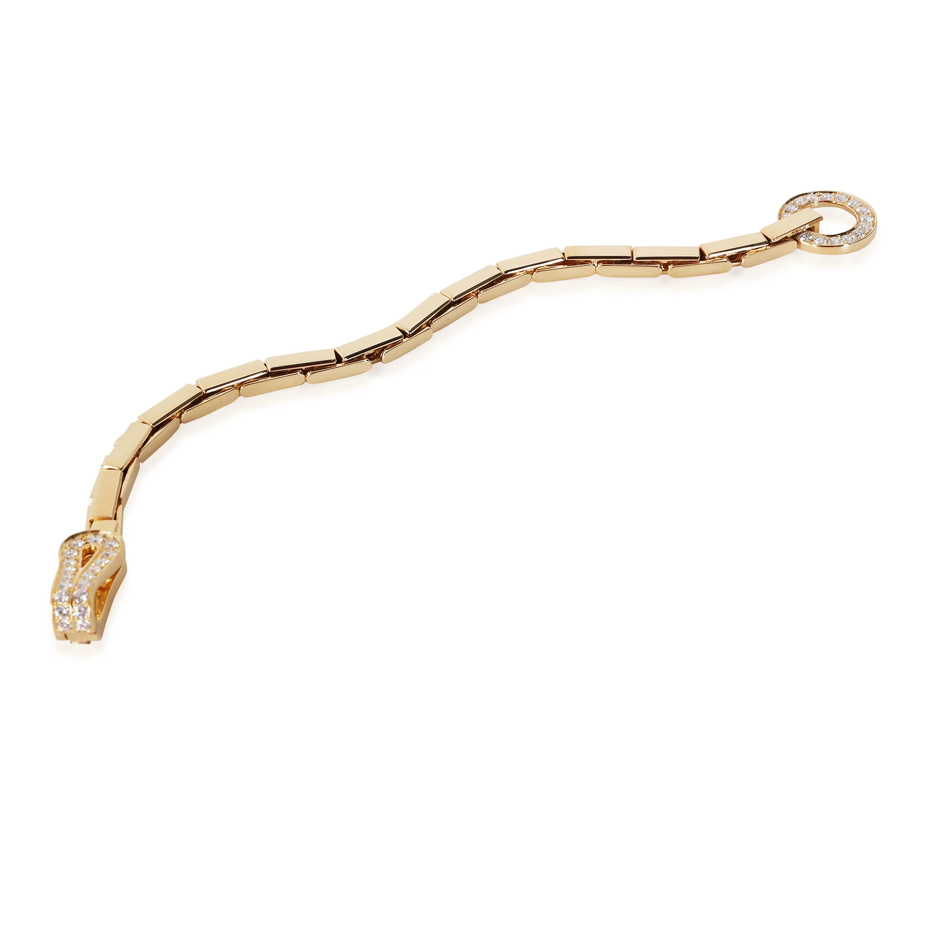 Agrafe Bracelet in 18k Yellow Gold 1.13 CTW - Image 3