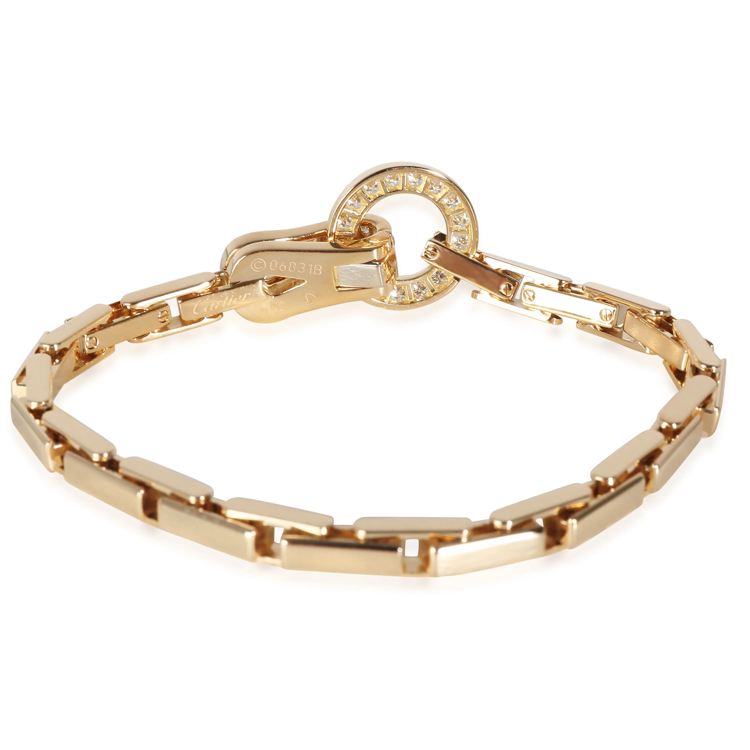 Agrafe Bracelet in 18k Yellow Gold 1.13 CTW - Image 4