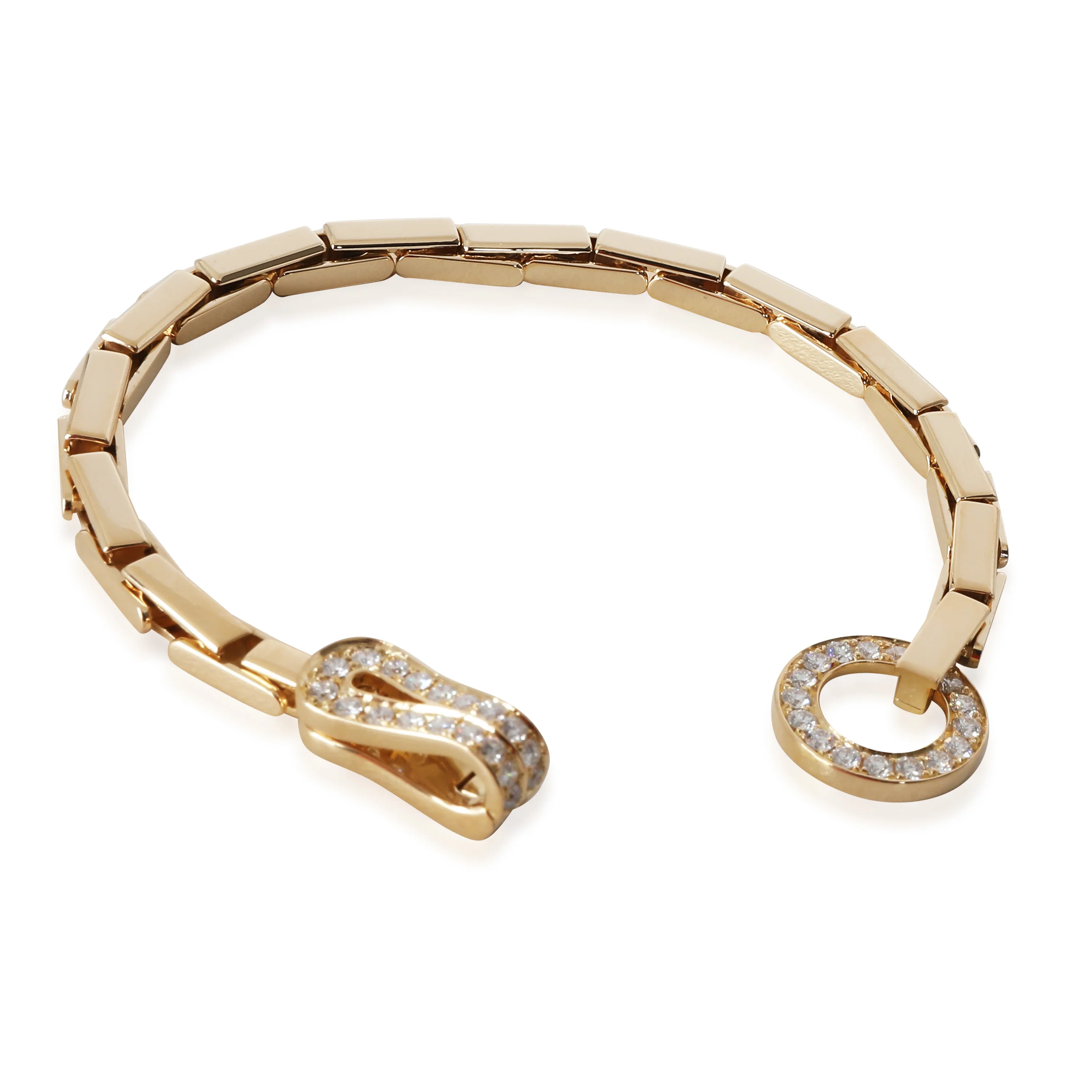 Agrafe Bracelet in 18k Yellow Gold 1.13 CTW - Image 7