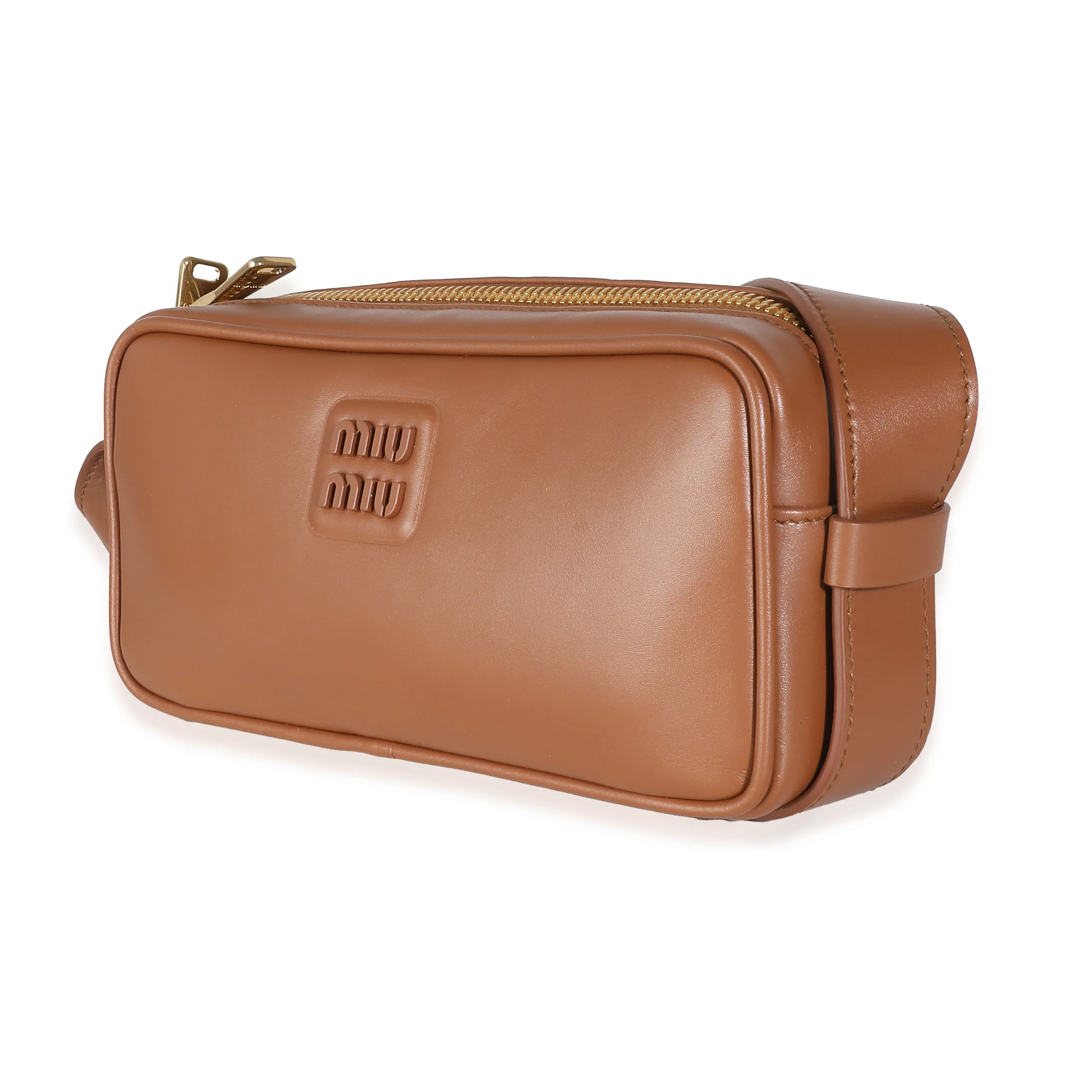 Cognac Calfskin Arcadie Bag - Image 2