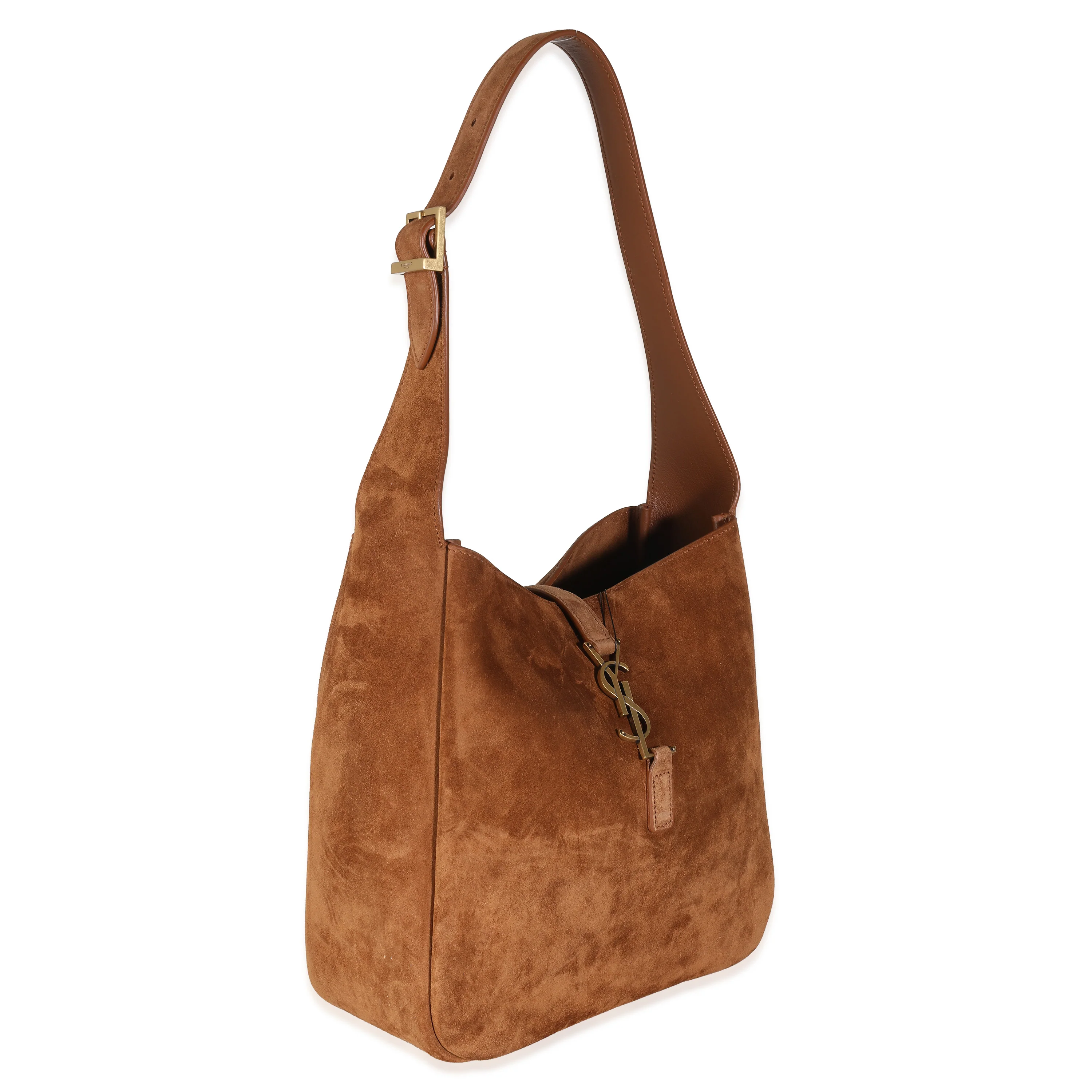 Brown Caramel Suede Le 5 A 7 Soft Hobo - Image 3