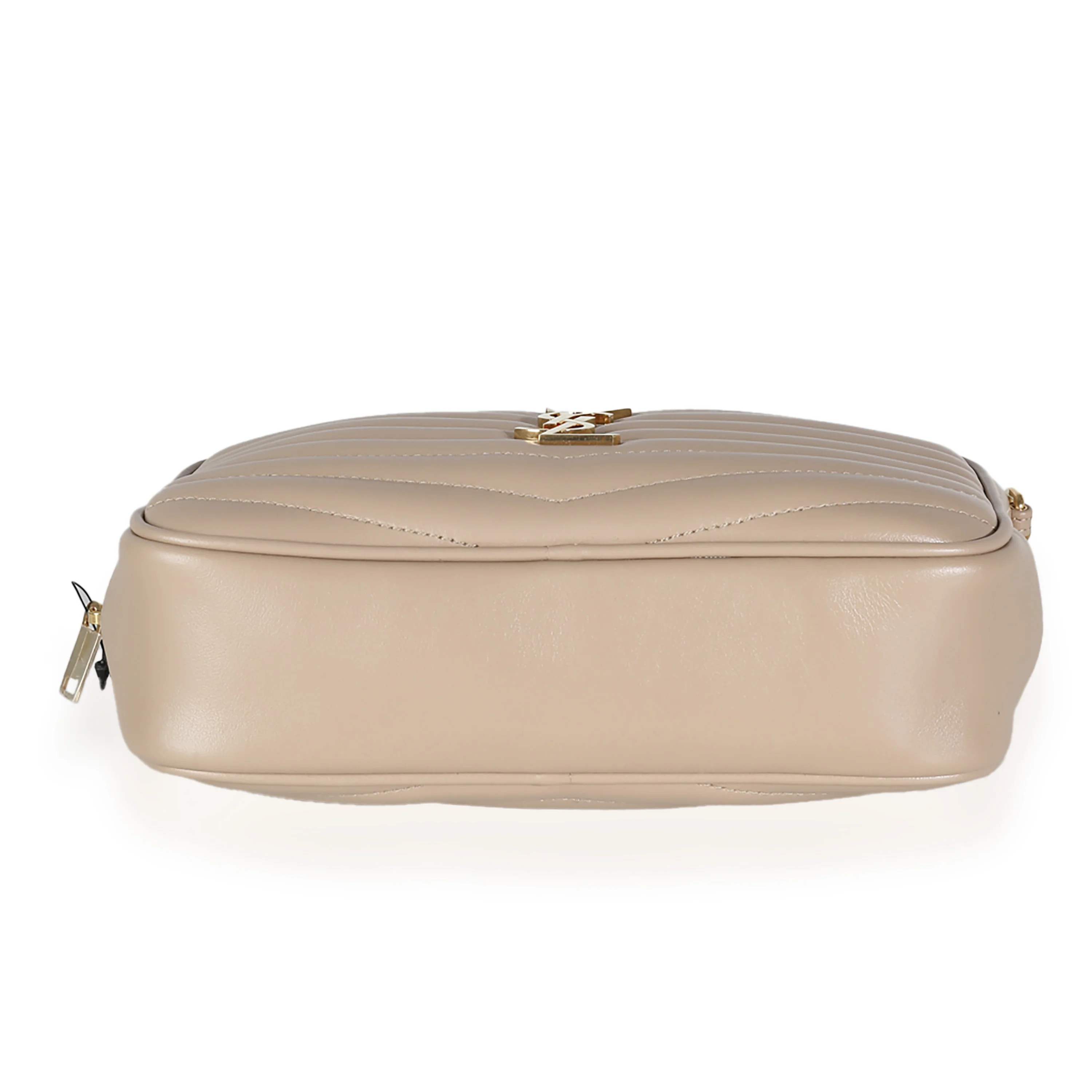 Beige Grain De Poudre Matelasse Monogram Mini Lou Camera Bag - Image 5