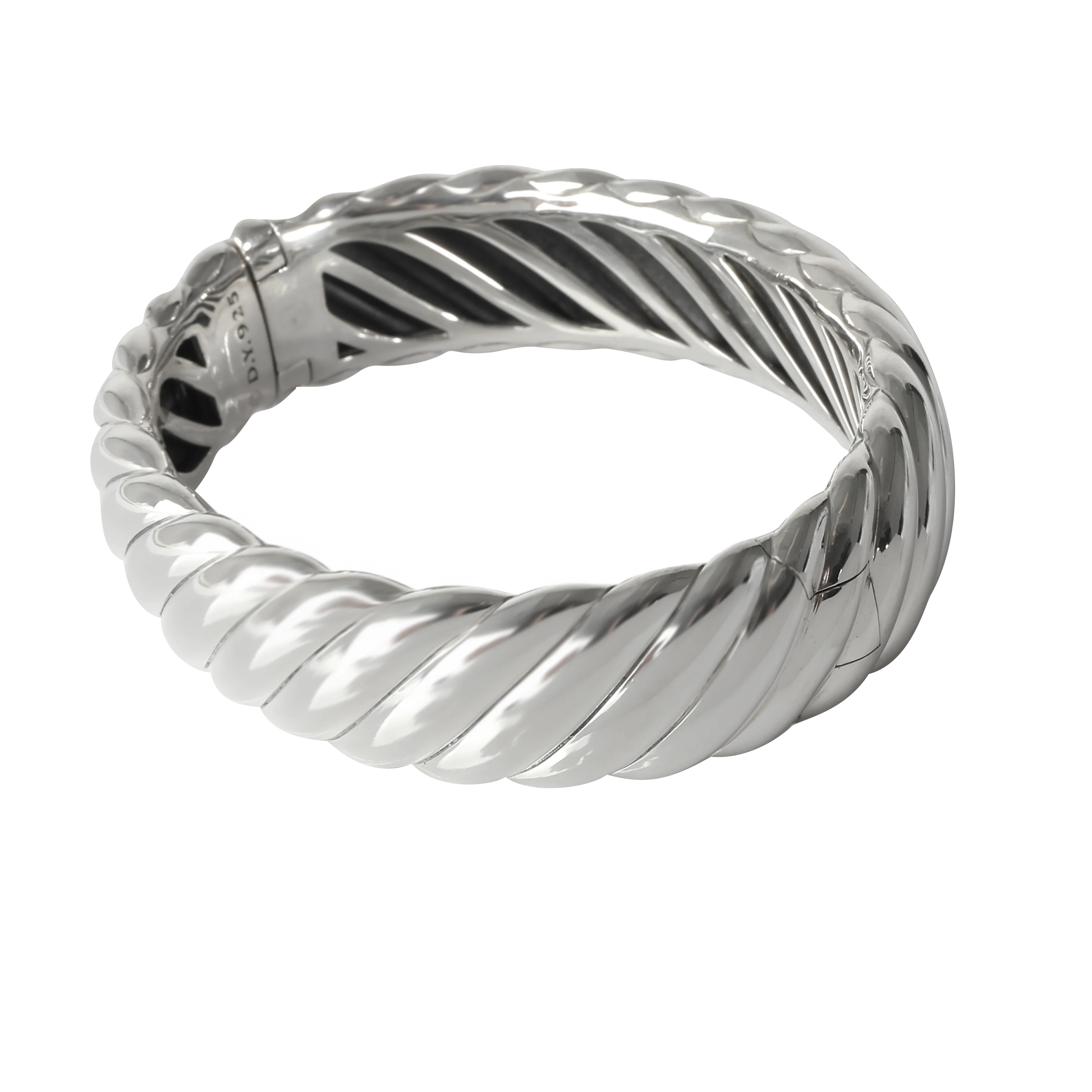 Sculpted Cable Bracelet in  Sterling Silver - Image 3