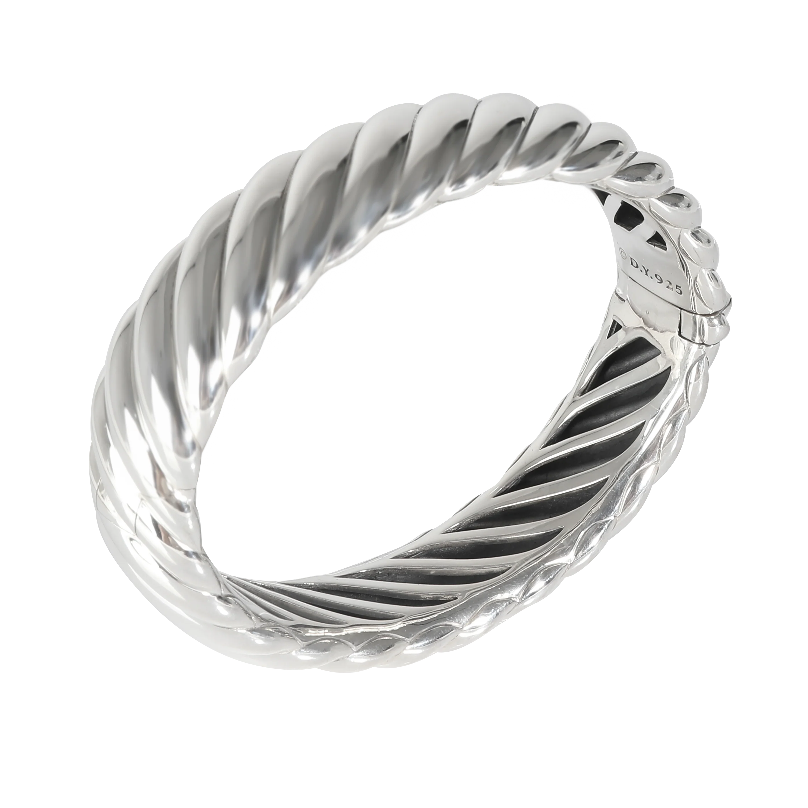 Sculpted Cable Bracelet in  Sterling Silver - Image 4