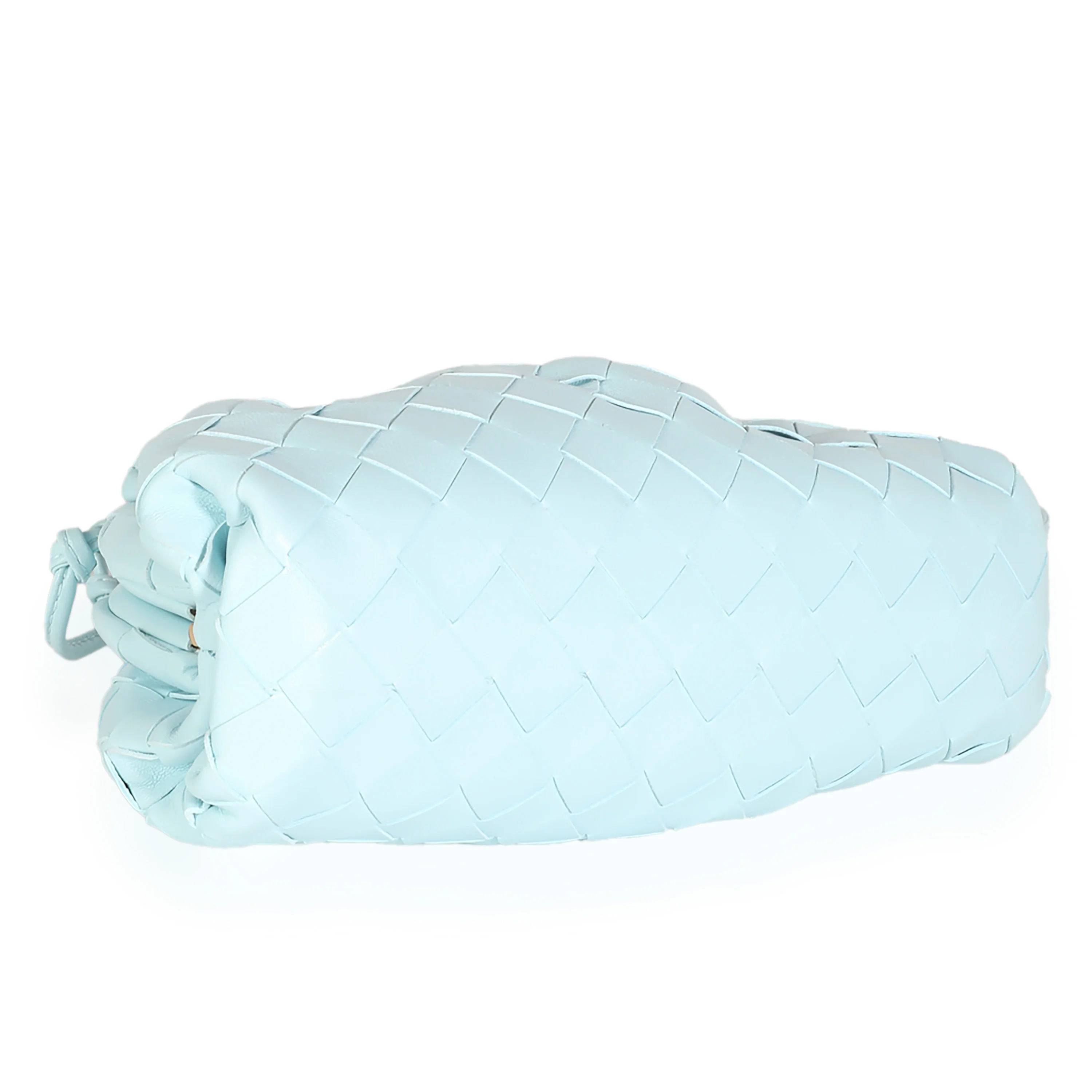 Topazio Silver Intrecciato Nappa Mini Pouch - Image 6