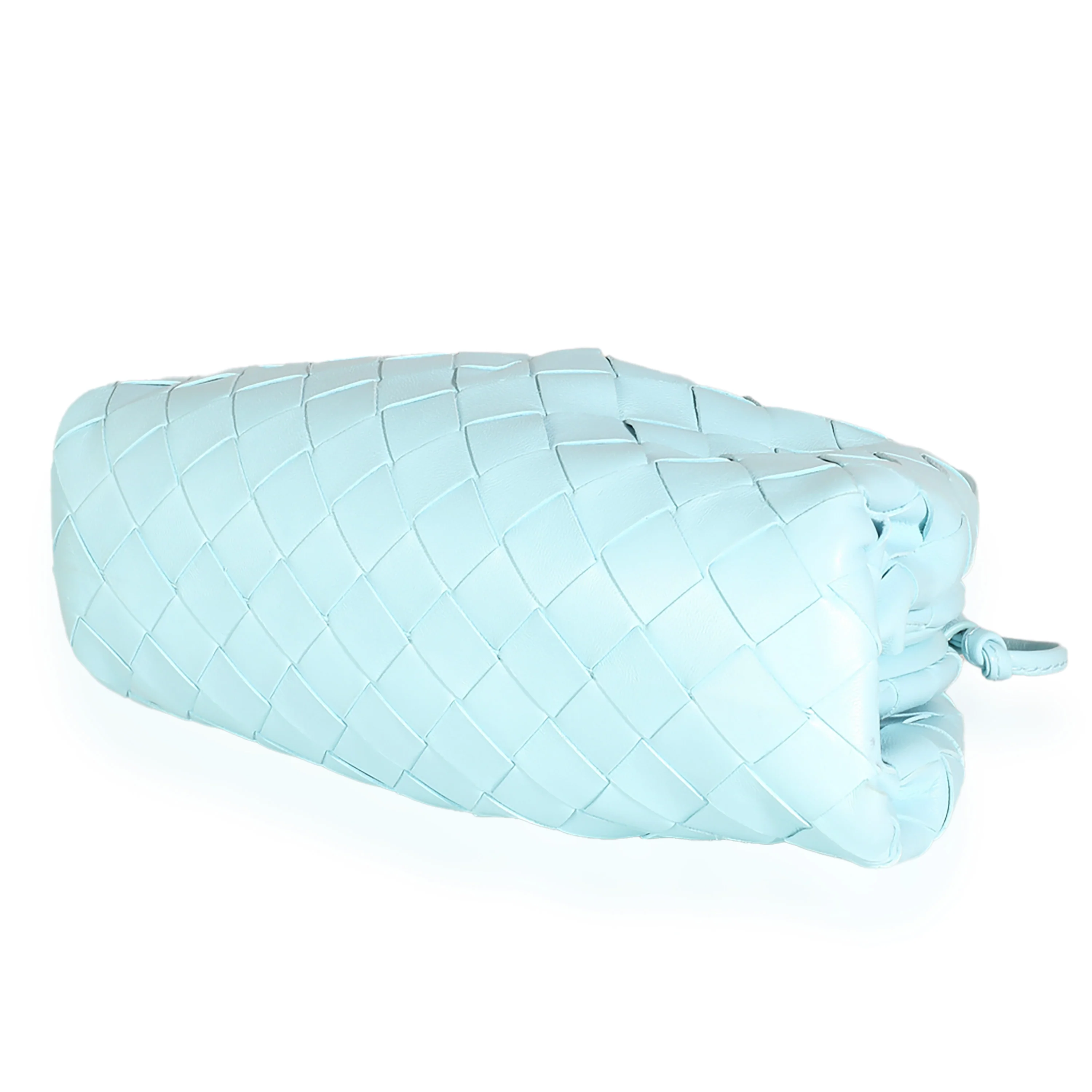 Topazio Silver Intrecciato Nappa Mini Pouch - Image 7