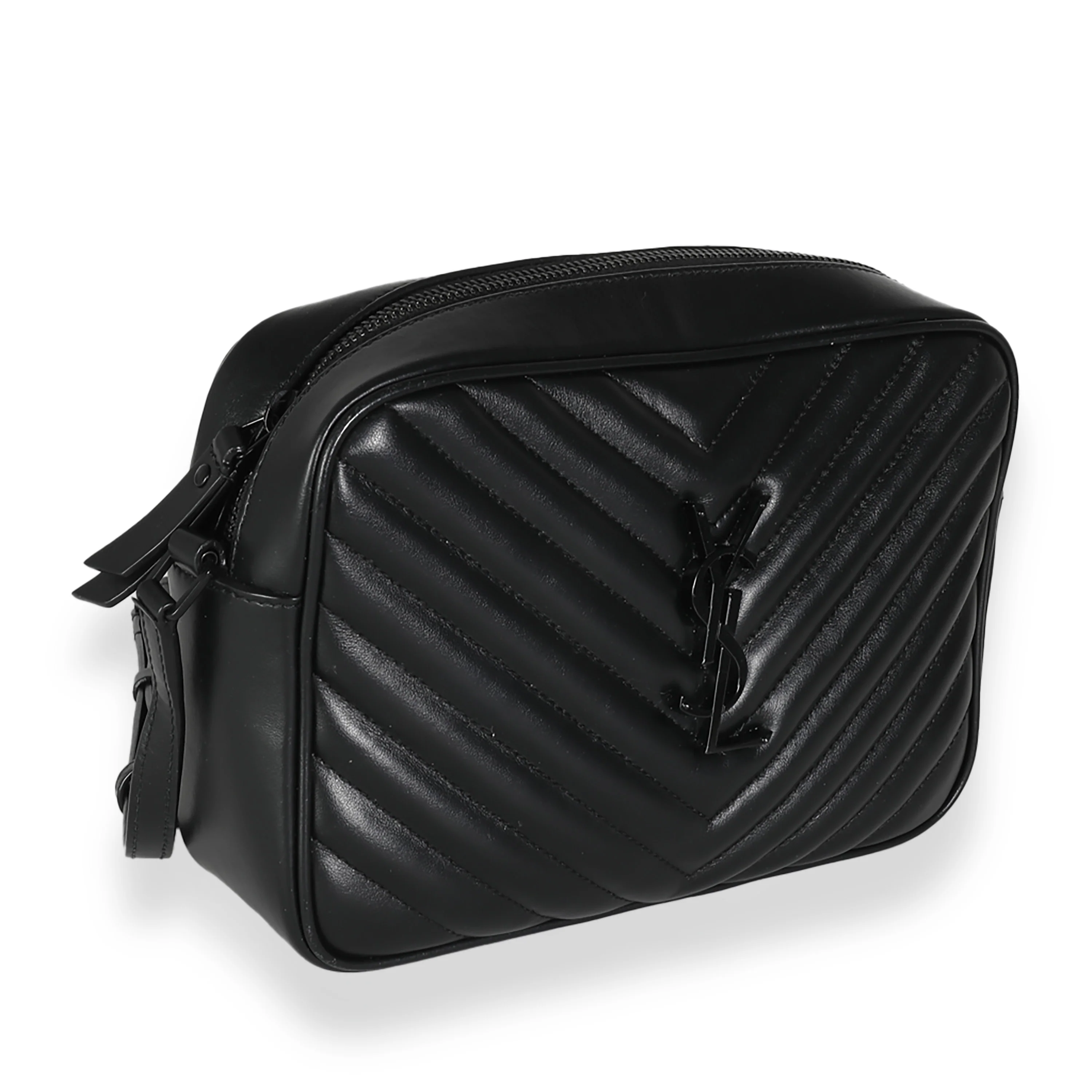 Black Calfskin Matelasse Monogram Lou Camera Bag - Image 3