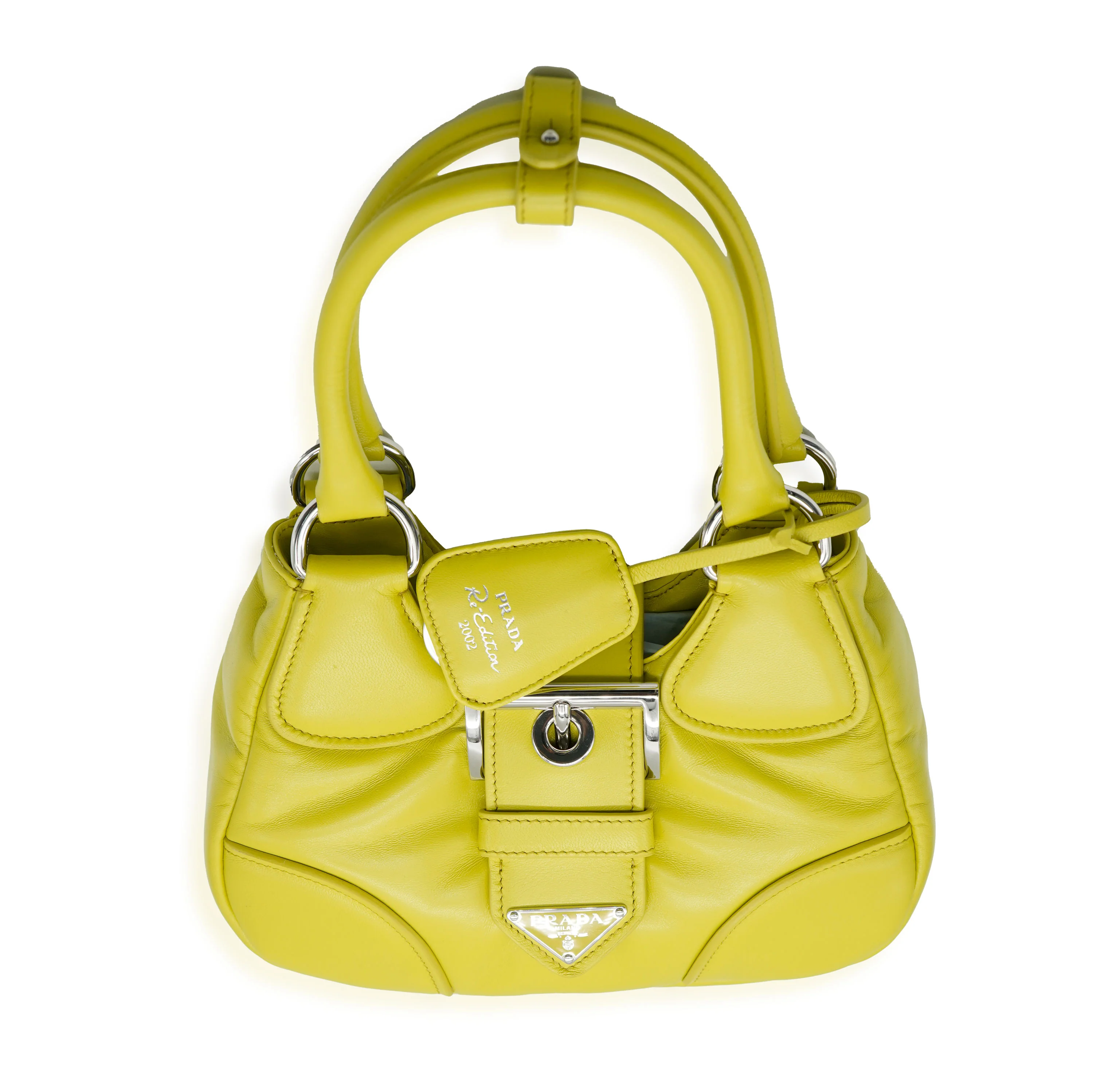 Citron Yellow Nappa Leather Soft Moon - Image 2