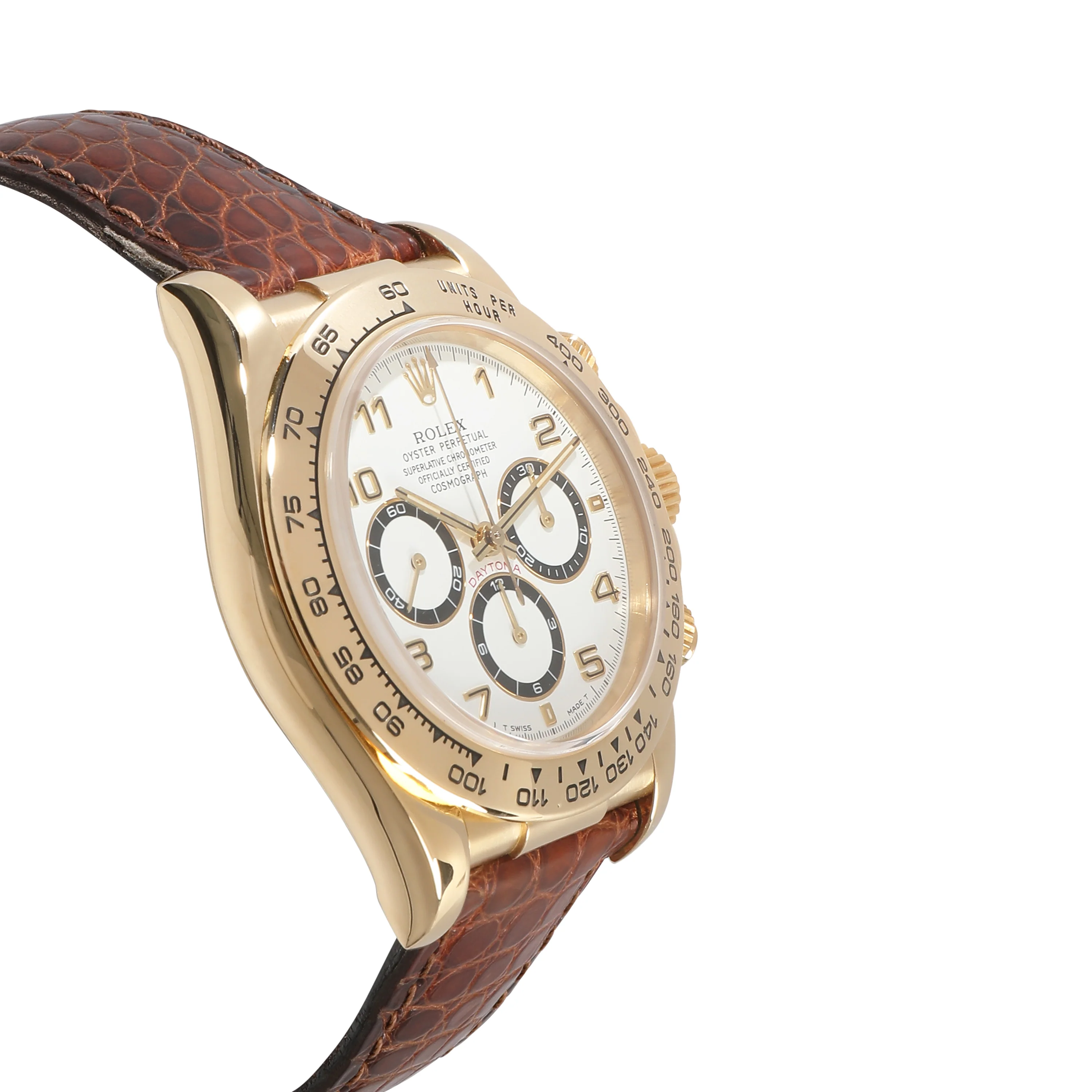 Daytona 16518 Mens Watch in 18kt Yellow Gold - Image 4