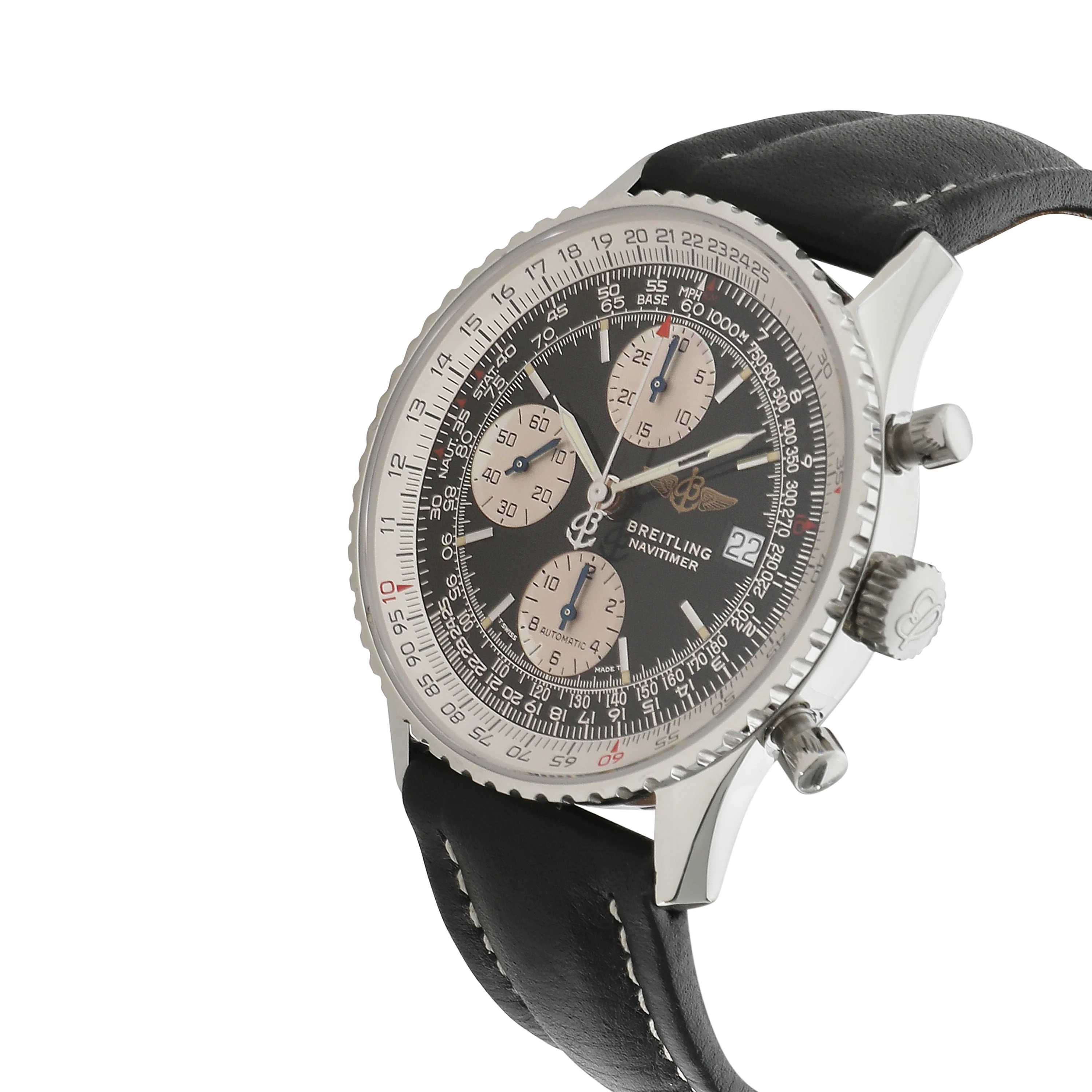 Old Navitimer II A13022 Mens Watch in  Stainless Steel - Image 3