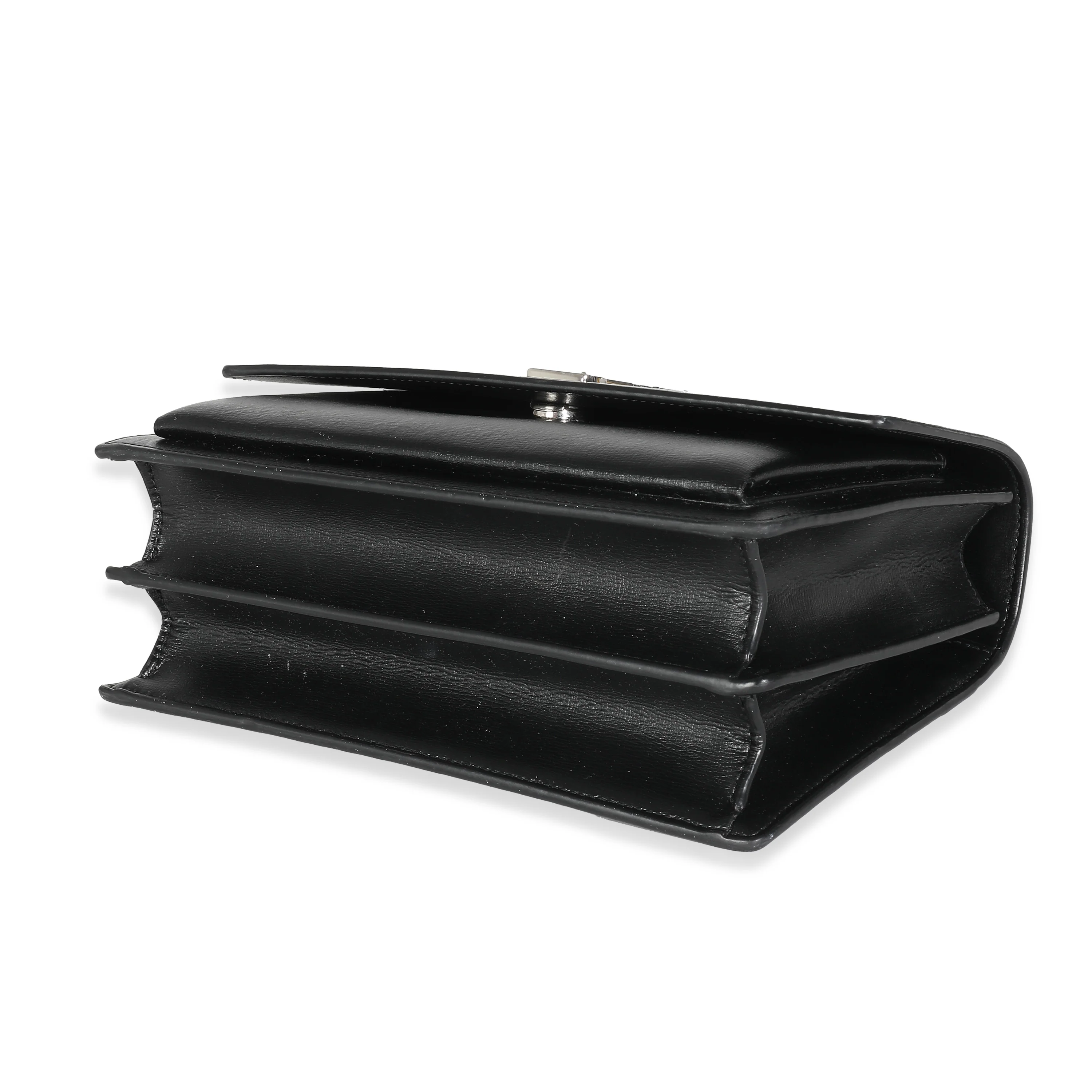 Black Calfskin Medium Monogram Sunset - Image 7