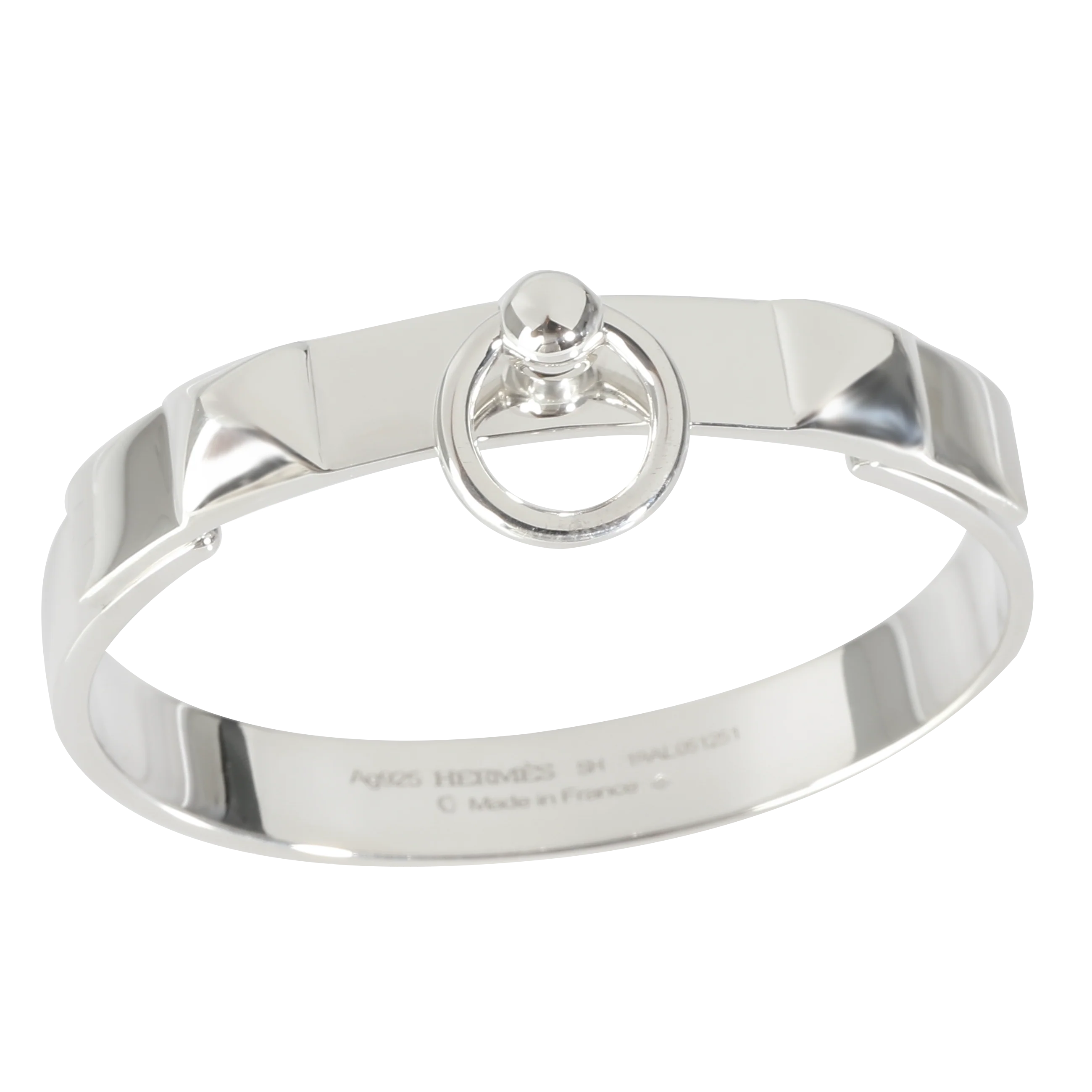Hermes Collier de Chien Bracelet, Small Model in Sterling Silver - Image 6