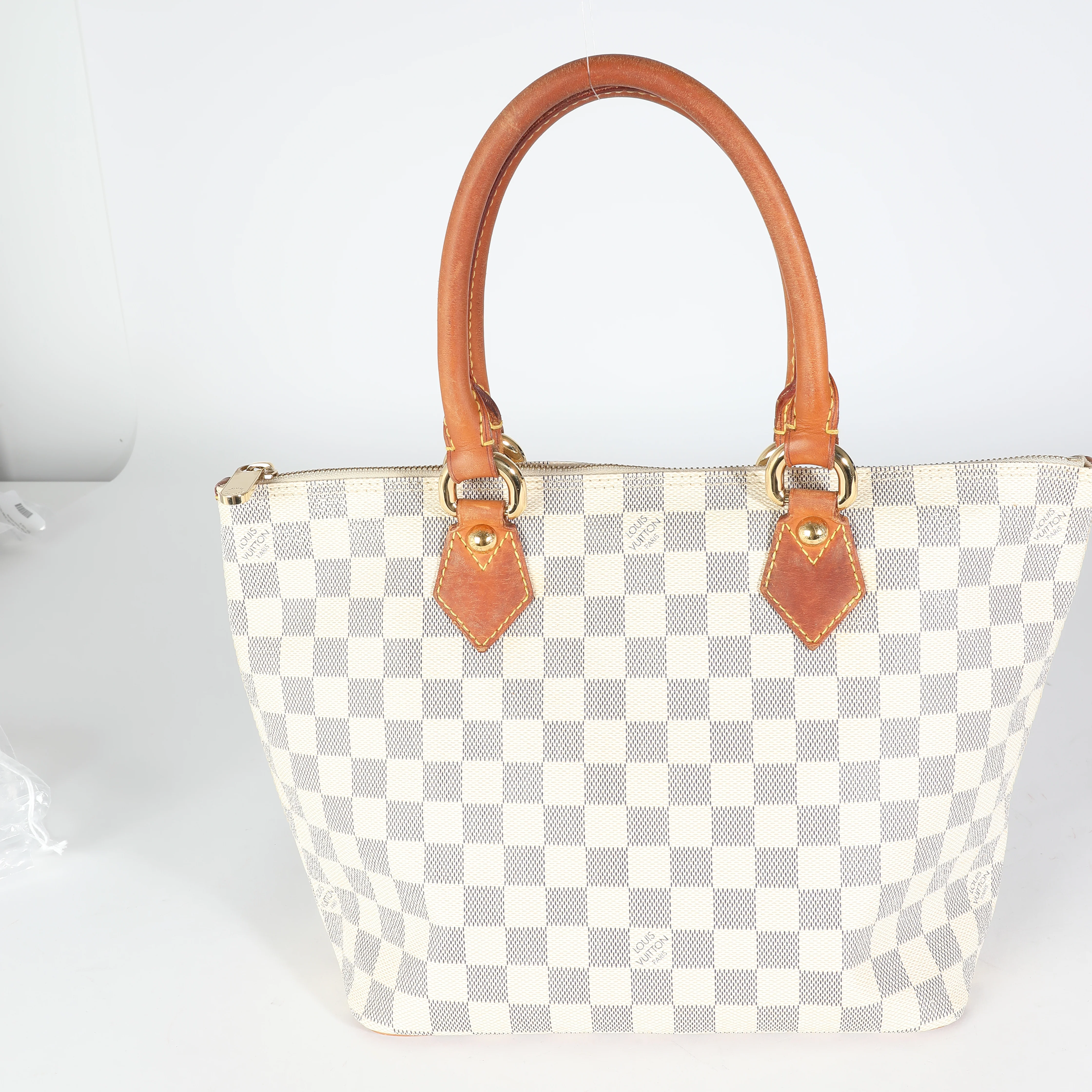 Damier Azur Canvas Saleya PM