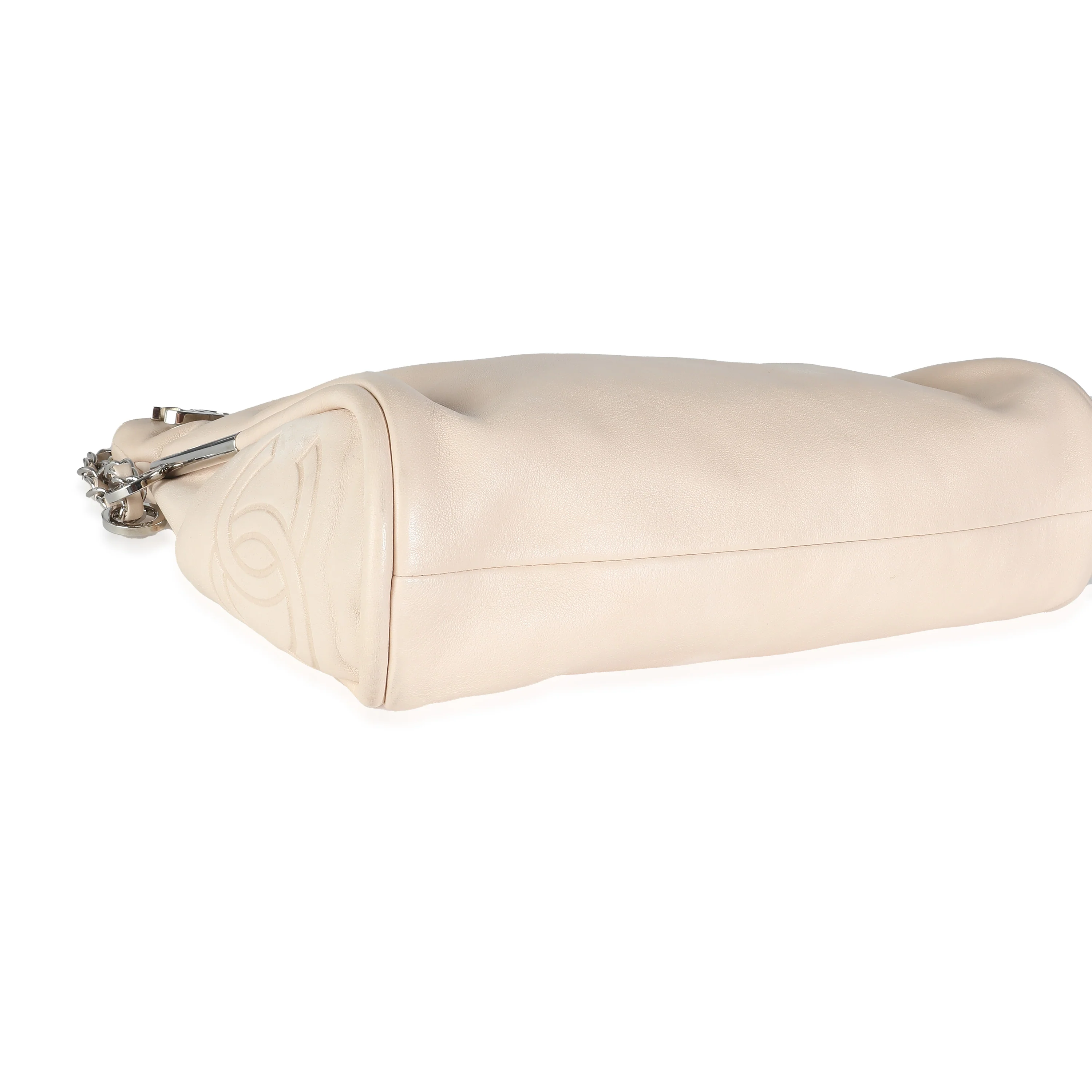 Beige Lambskin Ultimate Soft Hobo - Image 6