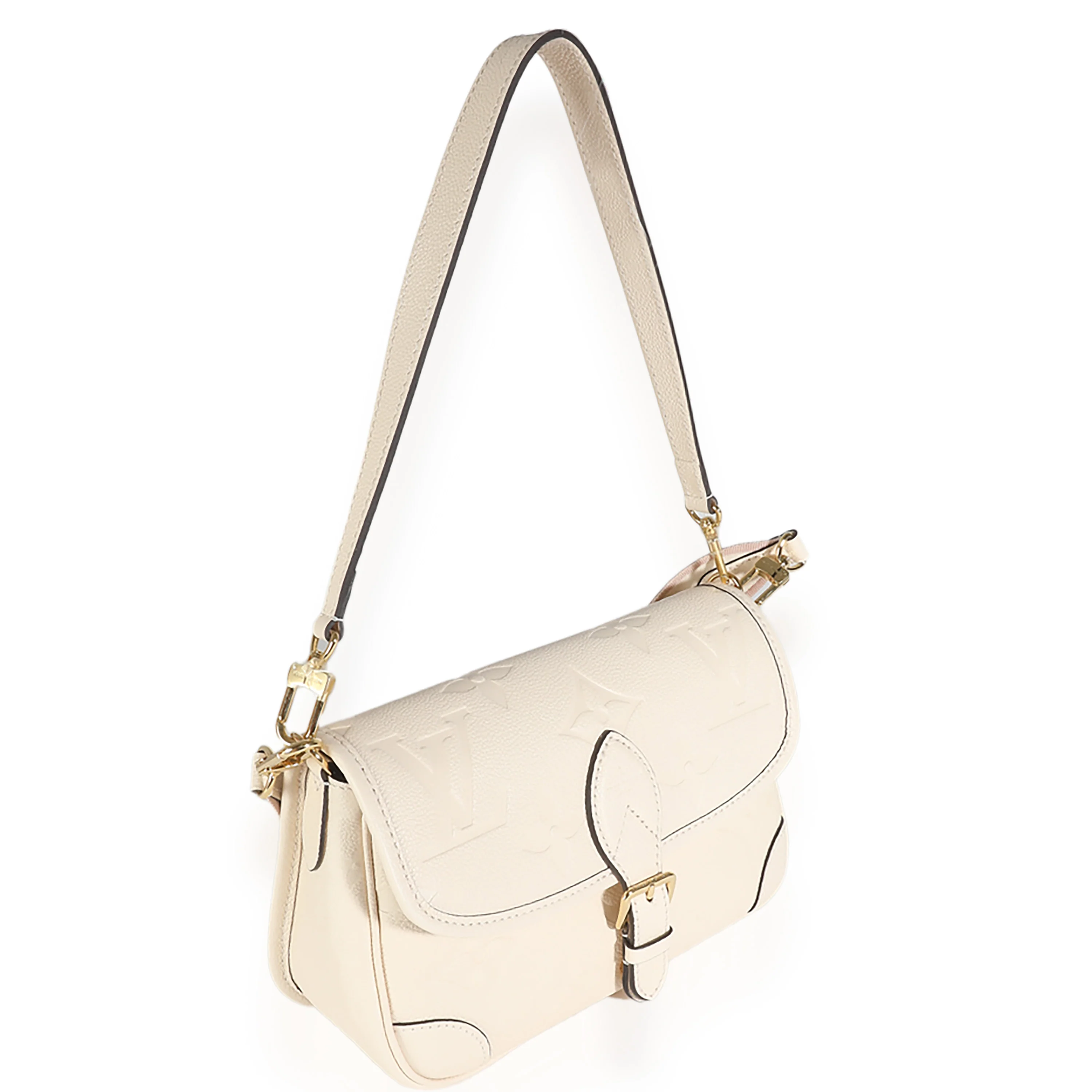 Cream Giant Monogram Empreinte Diane - Image 3