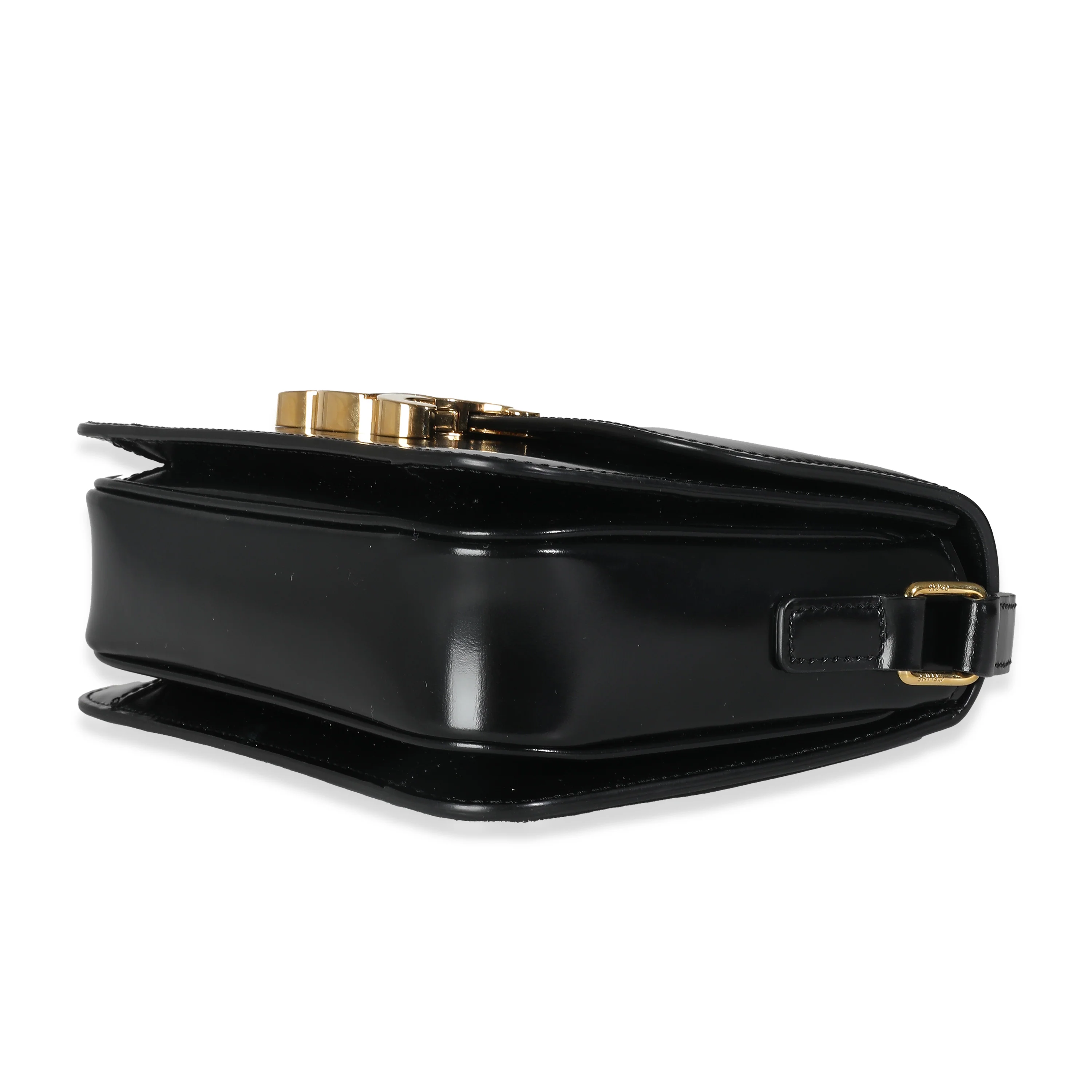 Black Shiny Calfskin Teen Triomphe Bag - Image 7