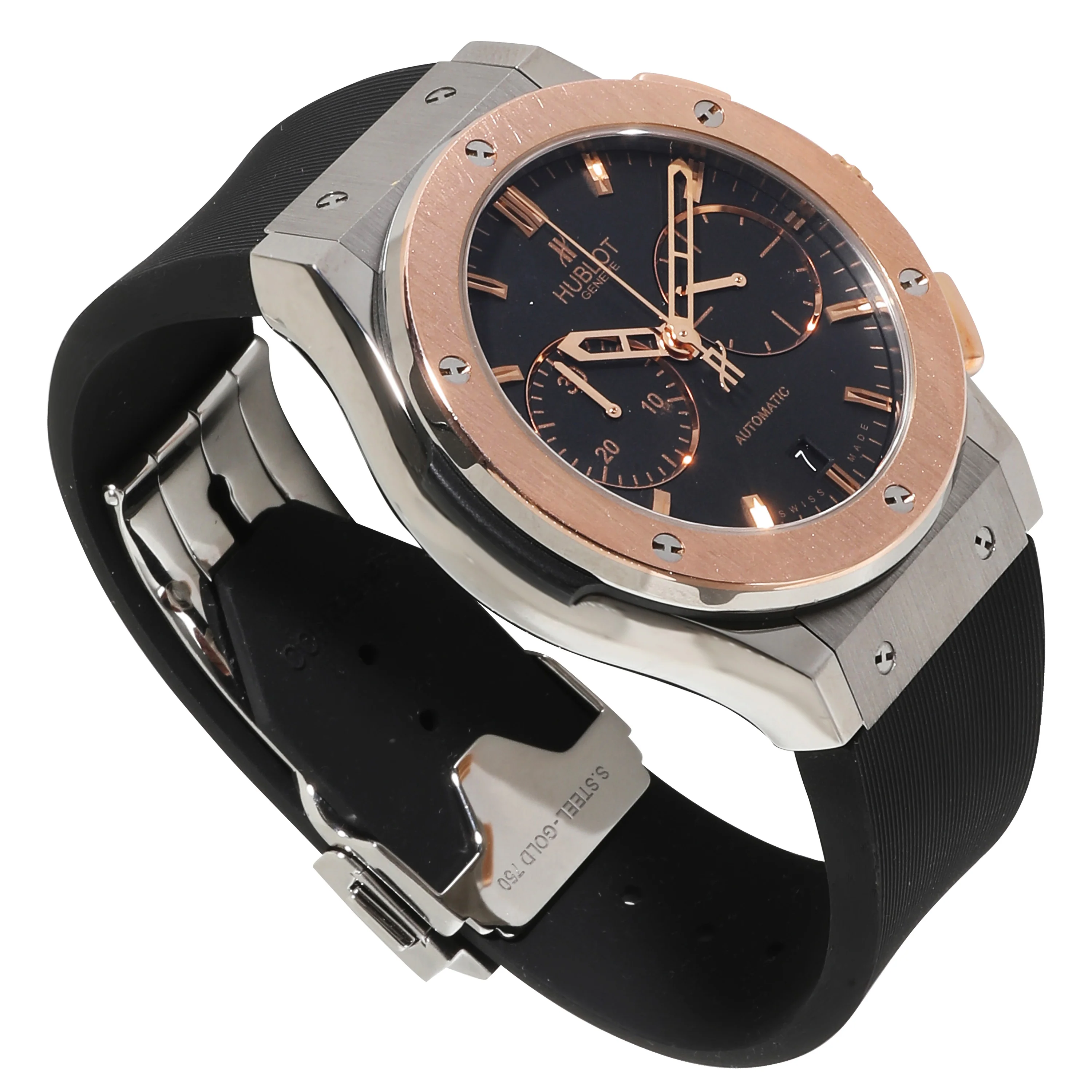 Classic Fusion Chrono 521.NO.1181.RX Mens Watch in 18kt Titanium/Rose Go - Image 2