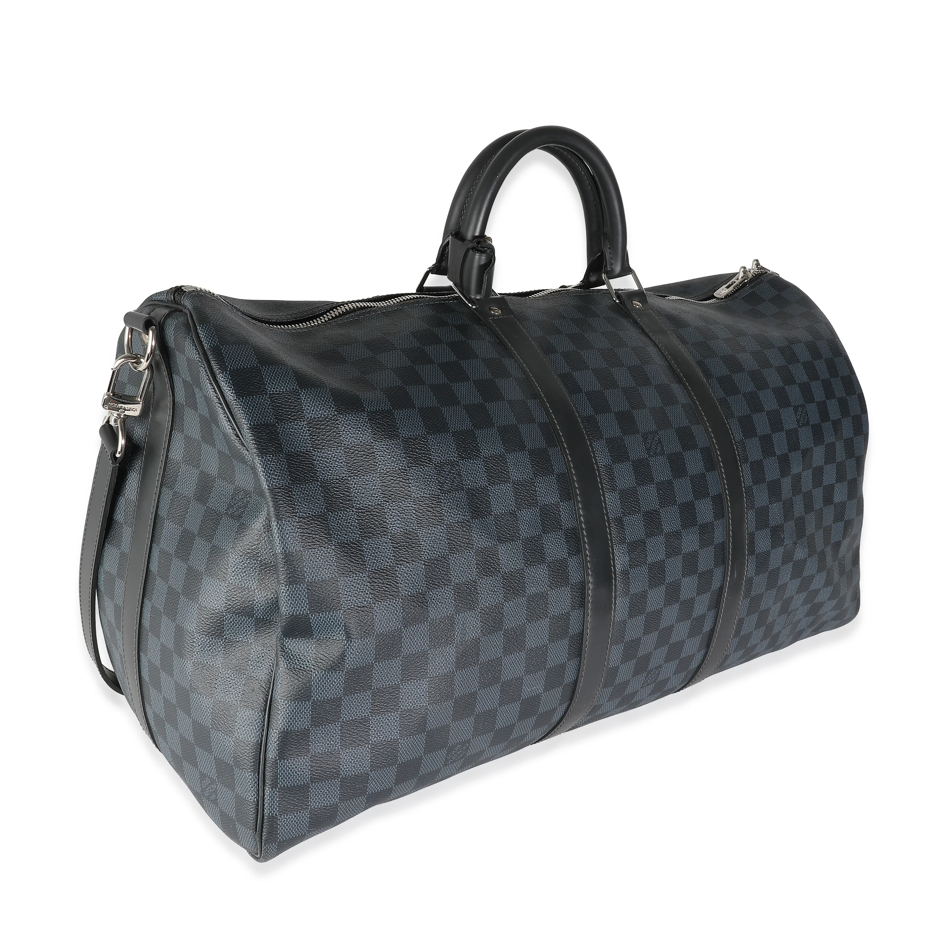 Damier Cobalt Canvas Keepall Bandouliere 55 - Image 4