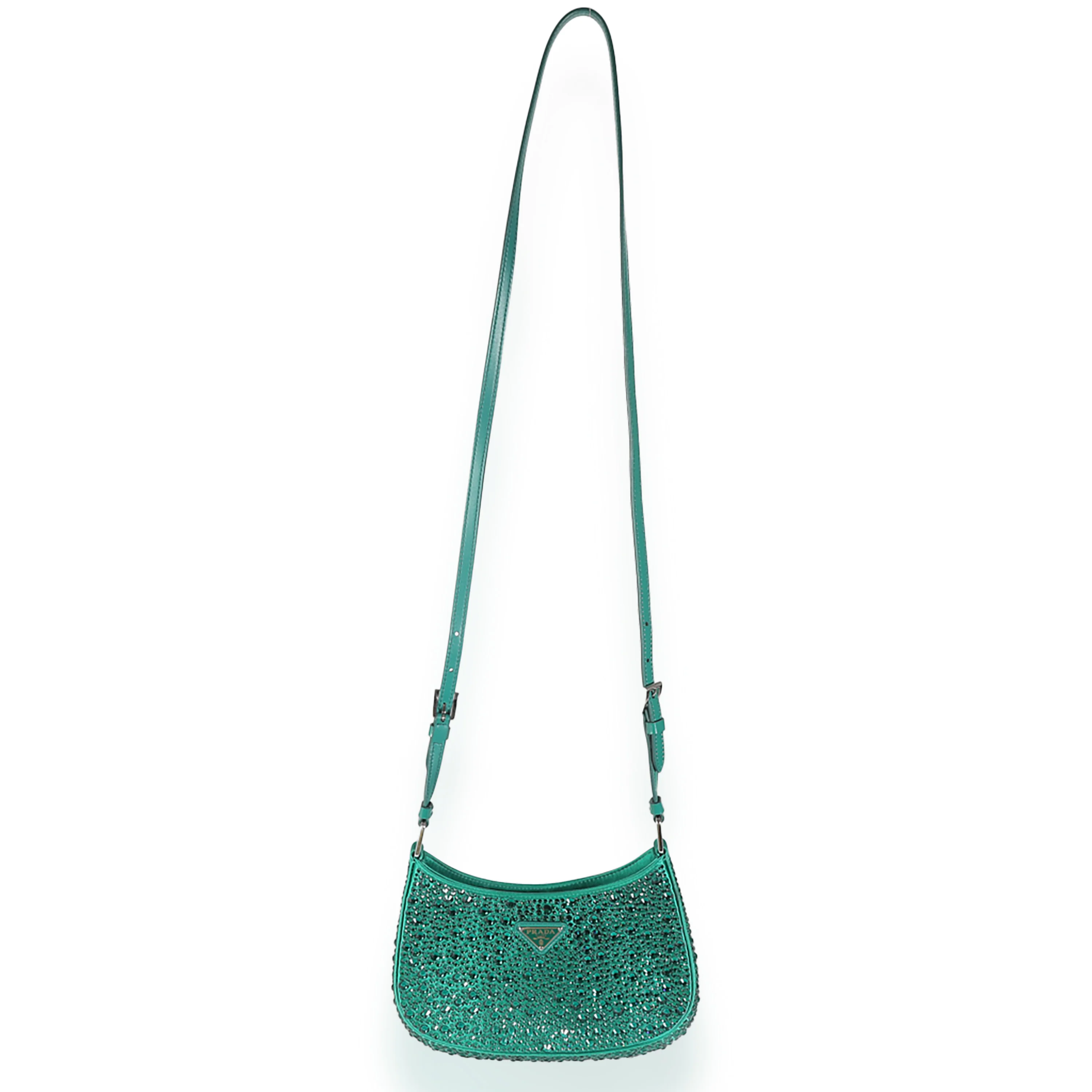 Mango Satin Crystal Cleo Bag - Image 8