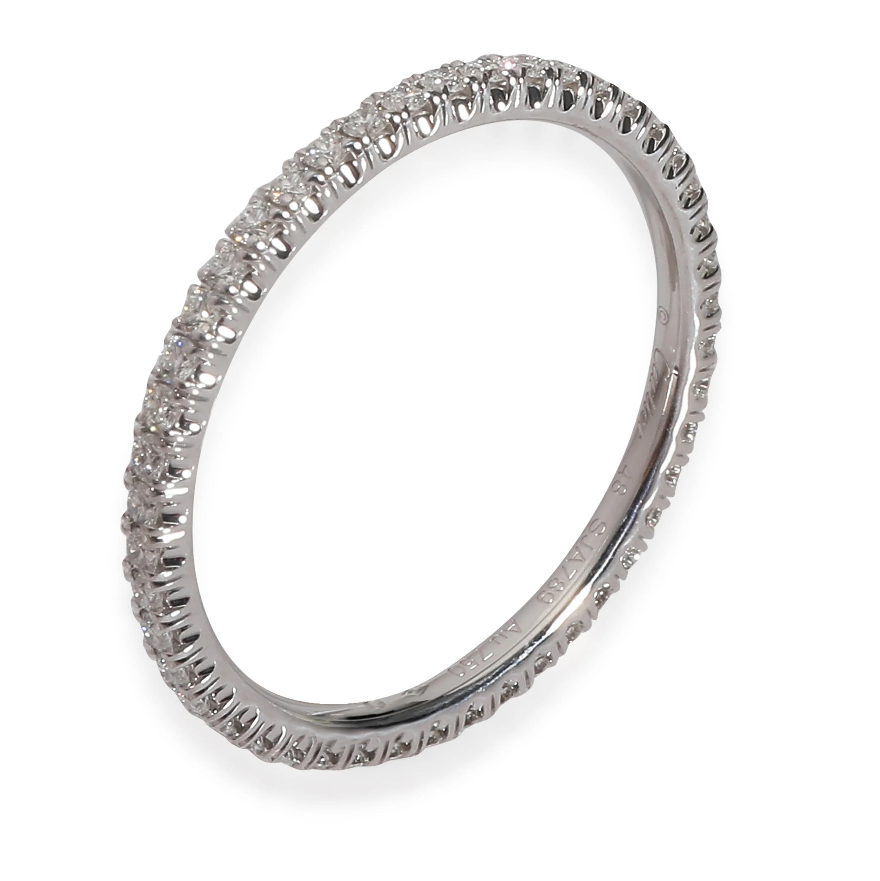 Etincelle Band in 18k White Gold 0.22 CTW - Image 2