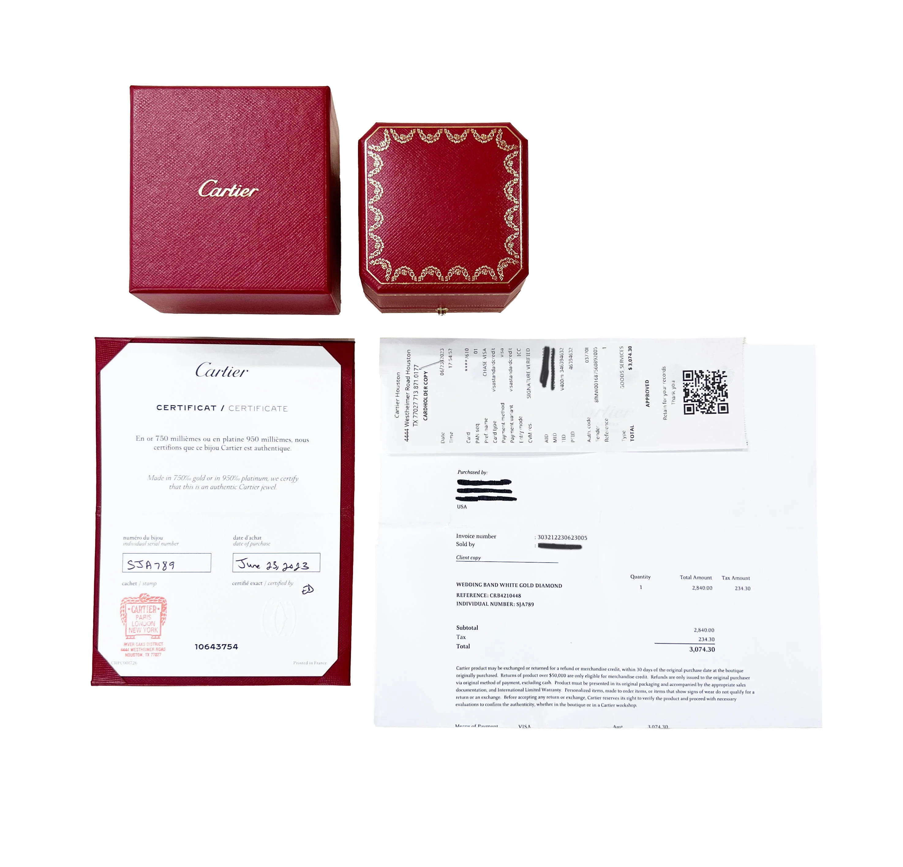 Etincelle Band in 18k White Gold 0.22 CTW - Image 4