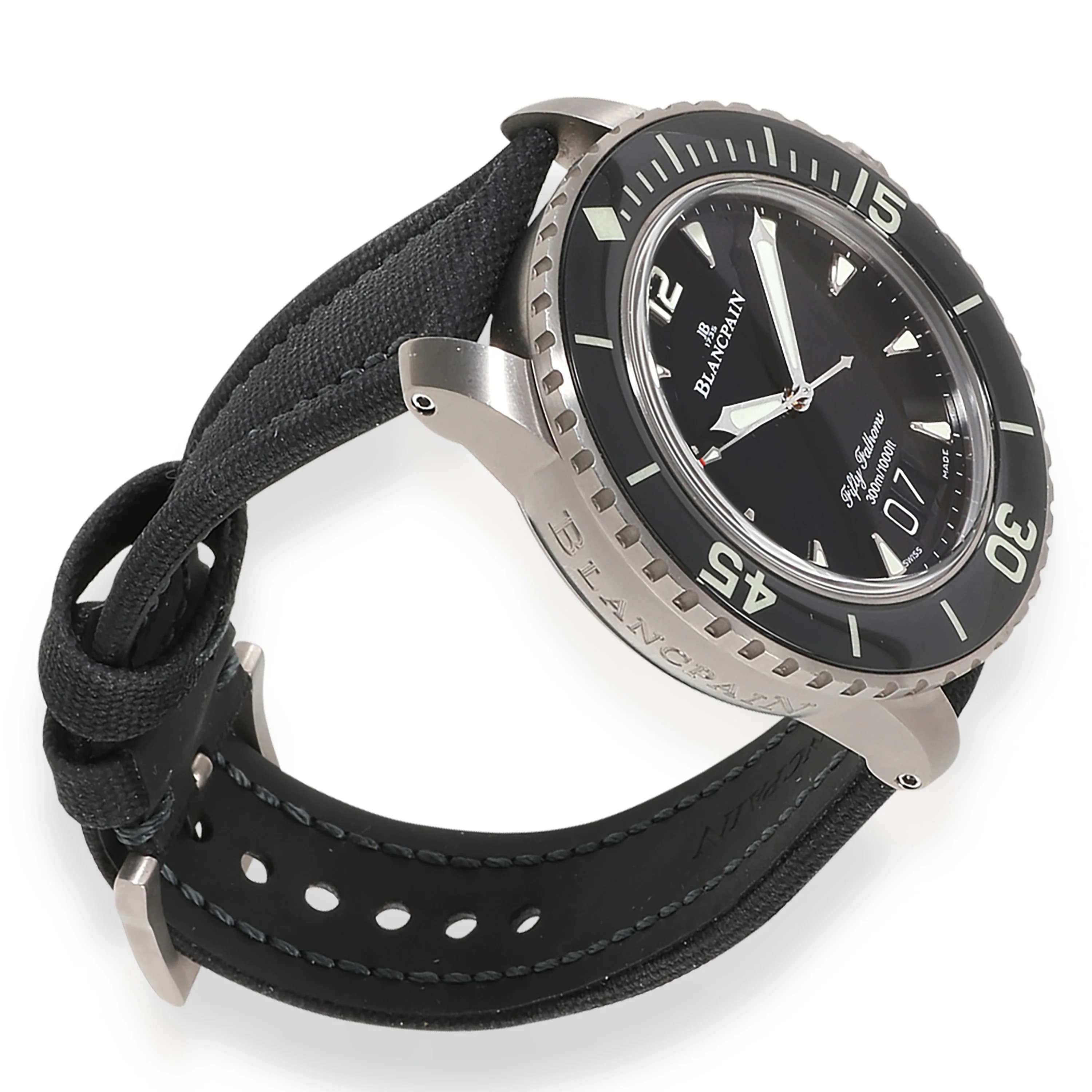 Fifty Fathoms Grande Date 5050-12B30-B52A Mens Watch in Titanium - Image 2