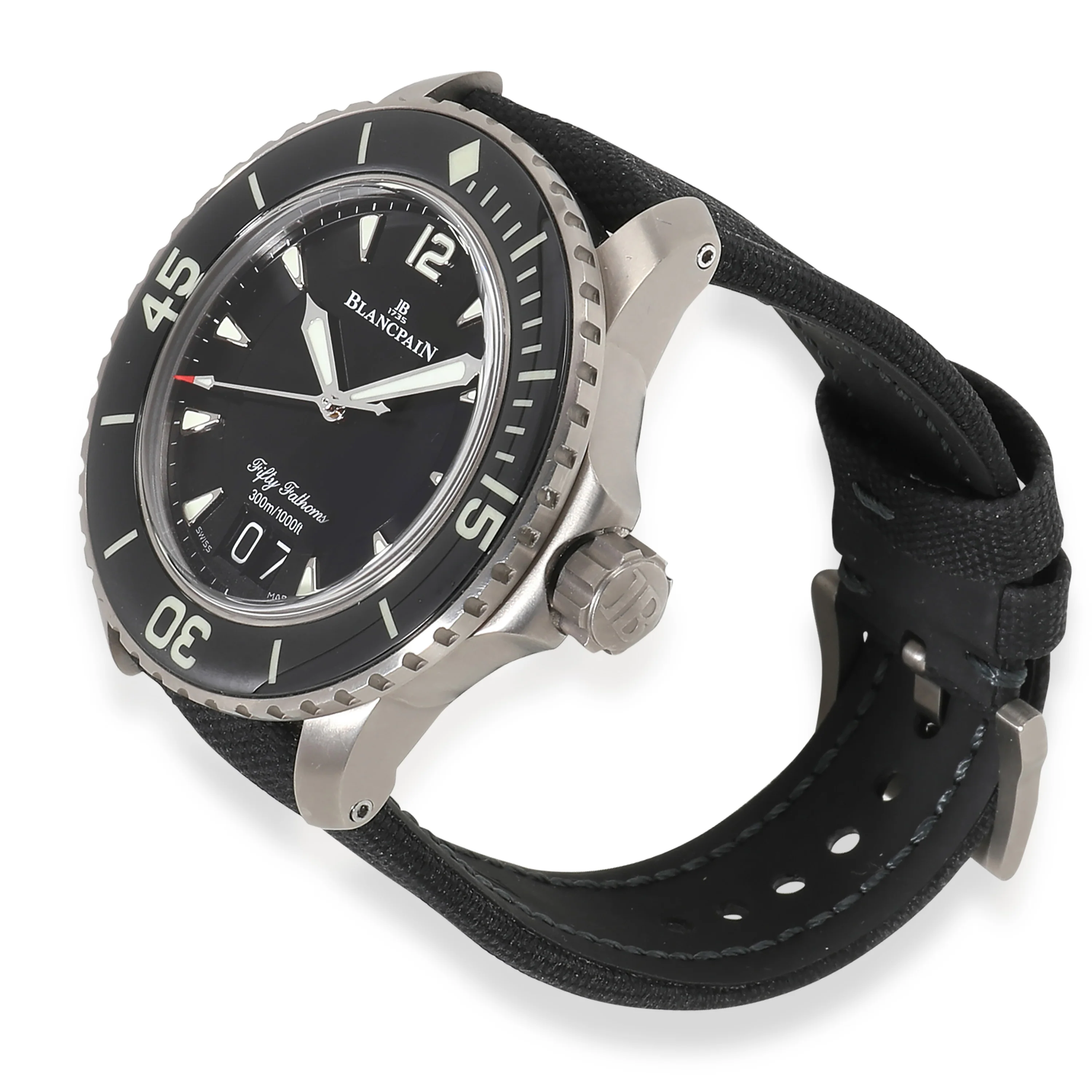 Fifty Fathoms Grande Date 5050-12B30-B52A Mens Watch in Titanium - Image 3