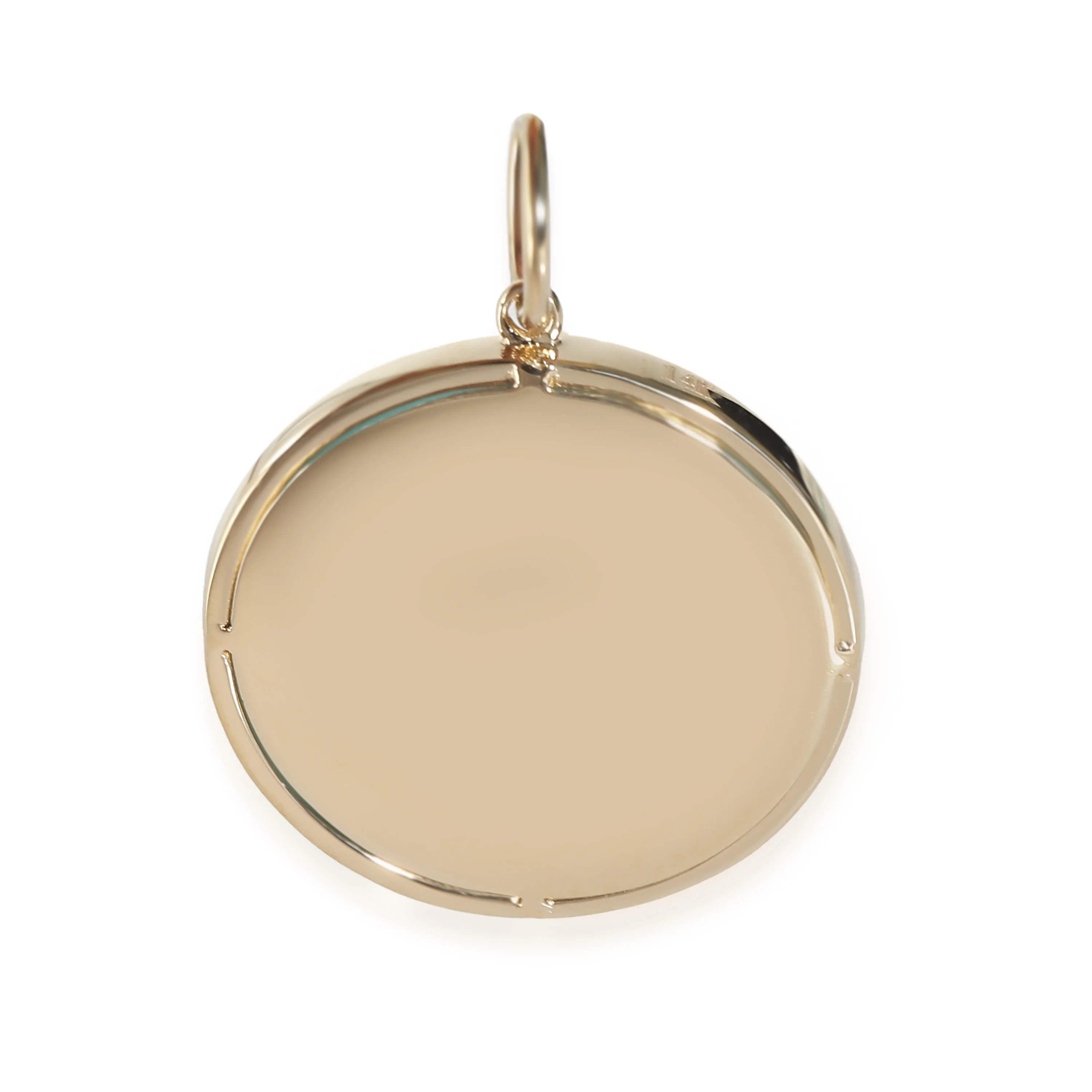 Turquoise Fashion Pendant in 14k Yellow Gold 0.25 CTW - Image 3