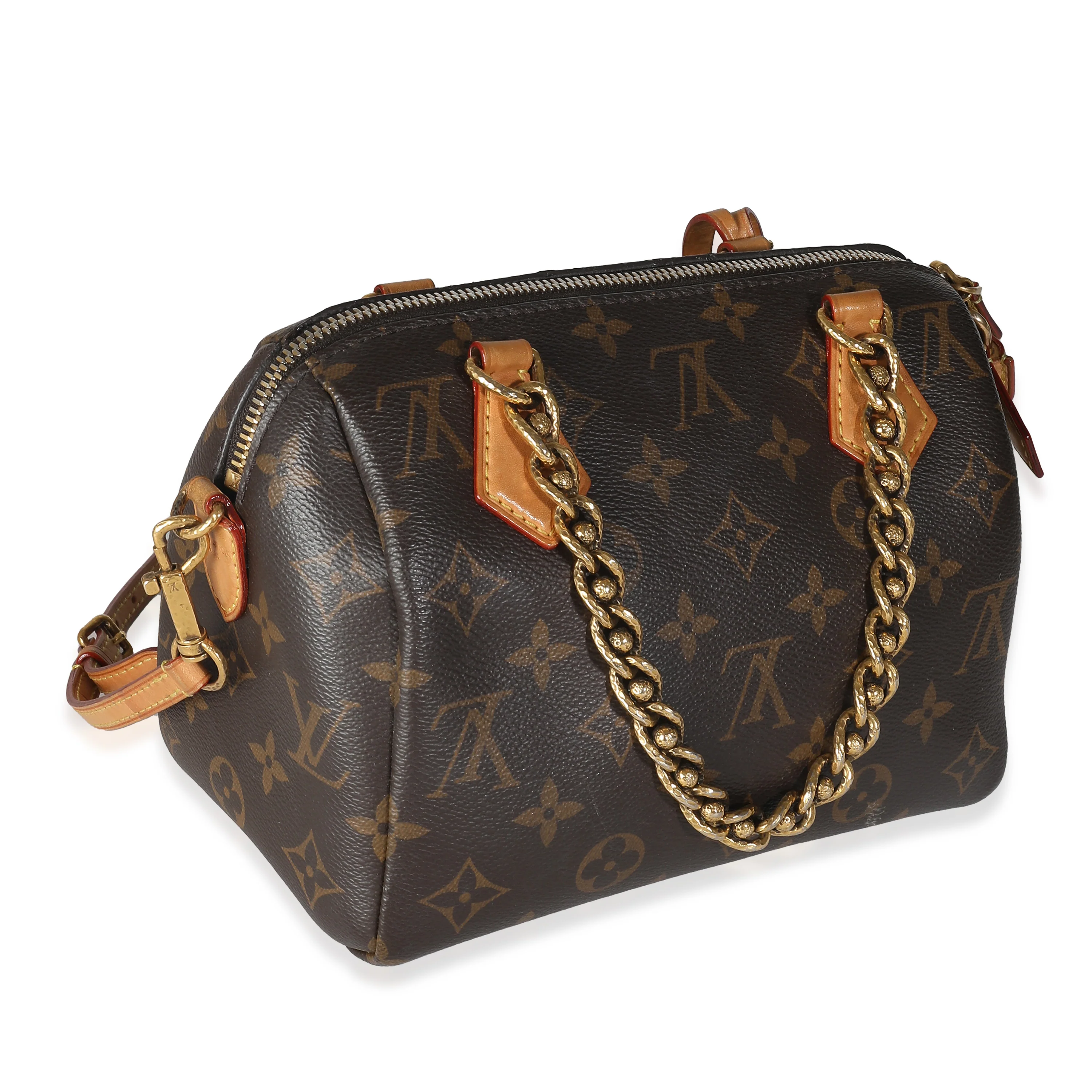 Monogram Canvas Chain Speedy 20 - Image 3