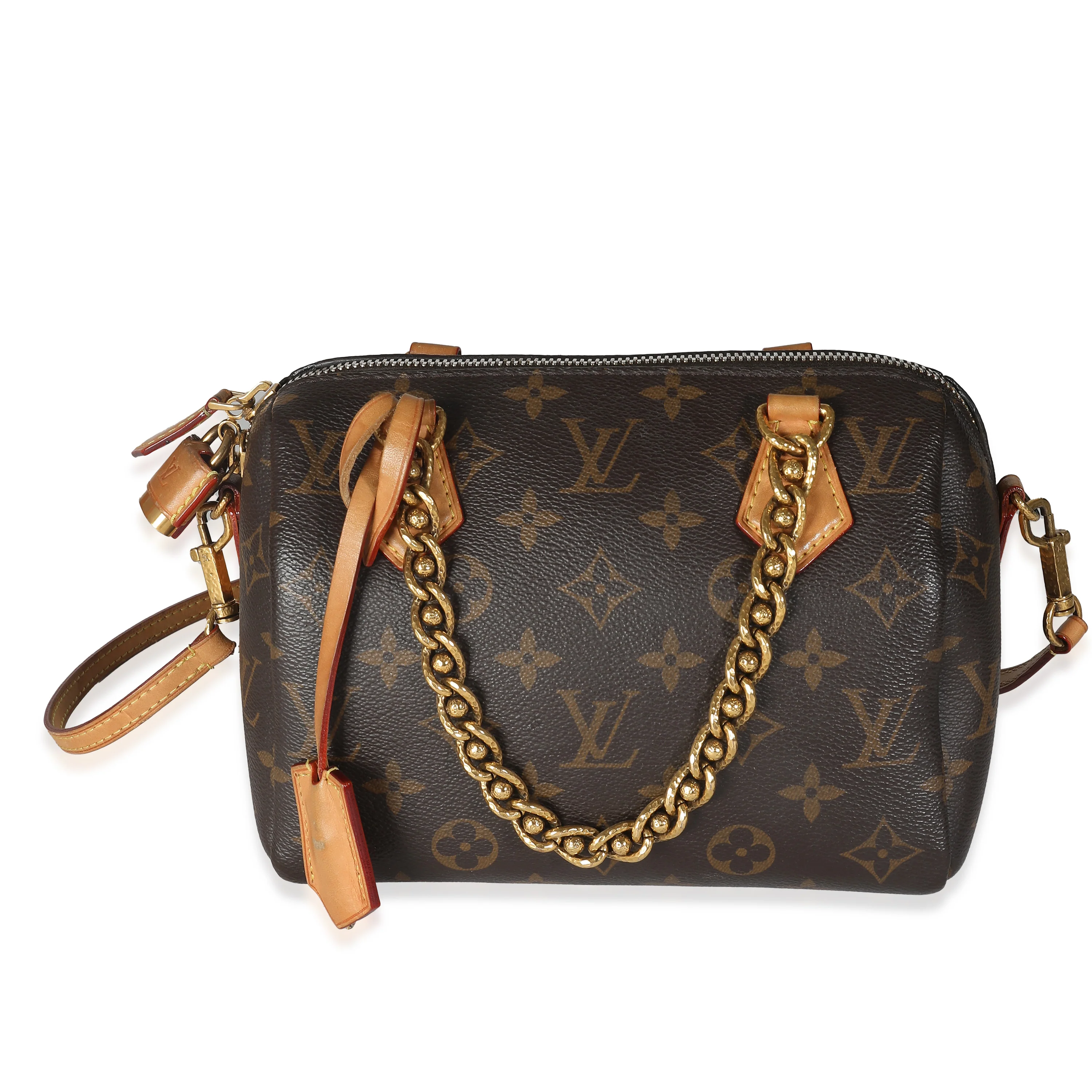 Monogram Canvas Chain Speedy 20 - Image 4