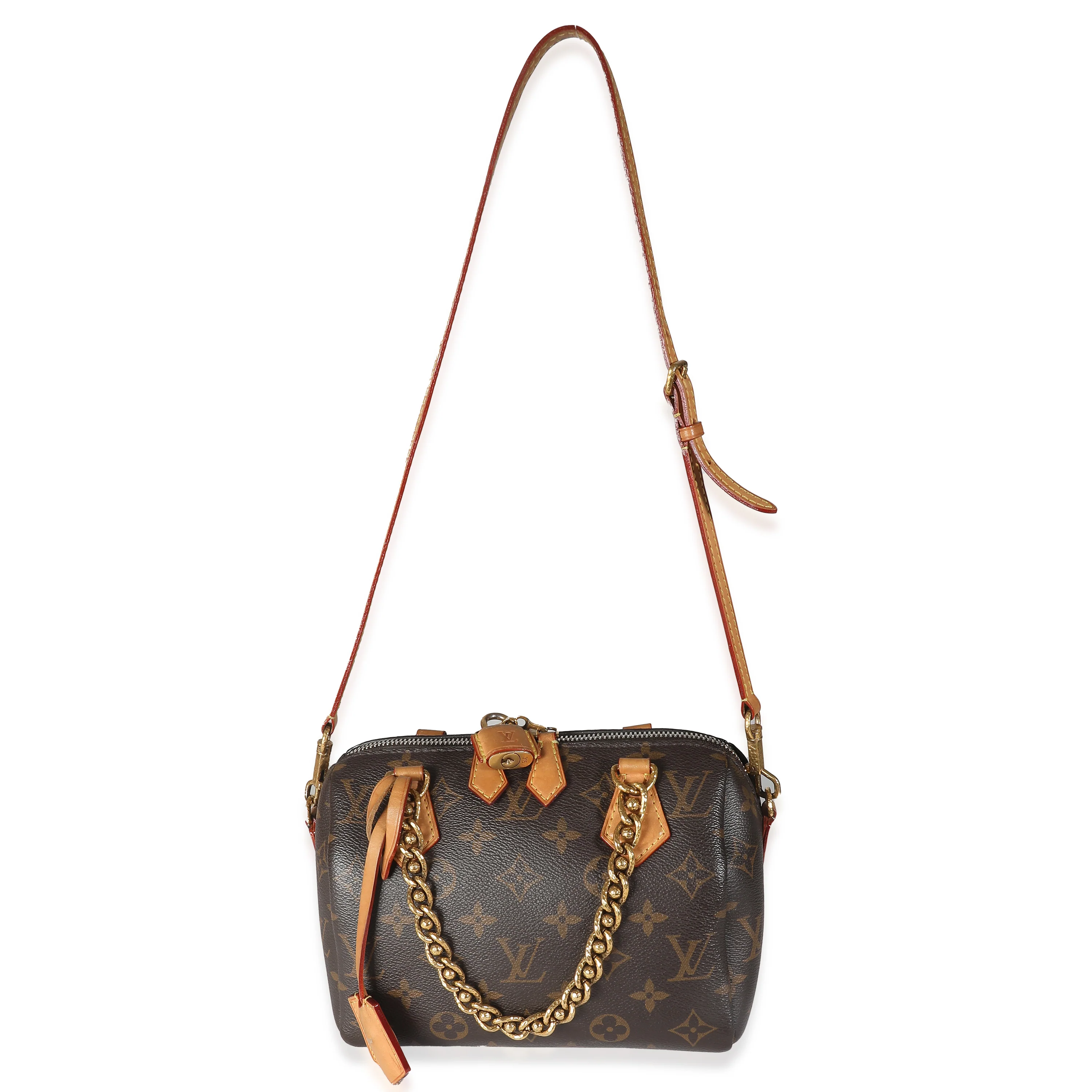 Monogram Canvas Chain Speedy 20 - Image 8