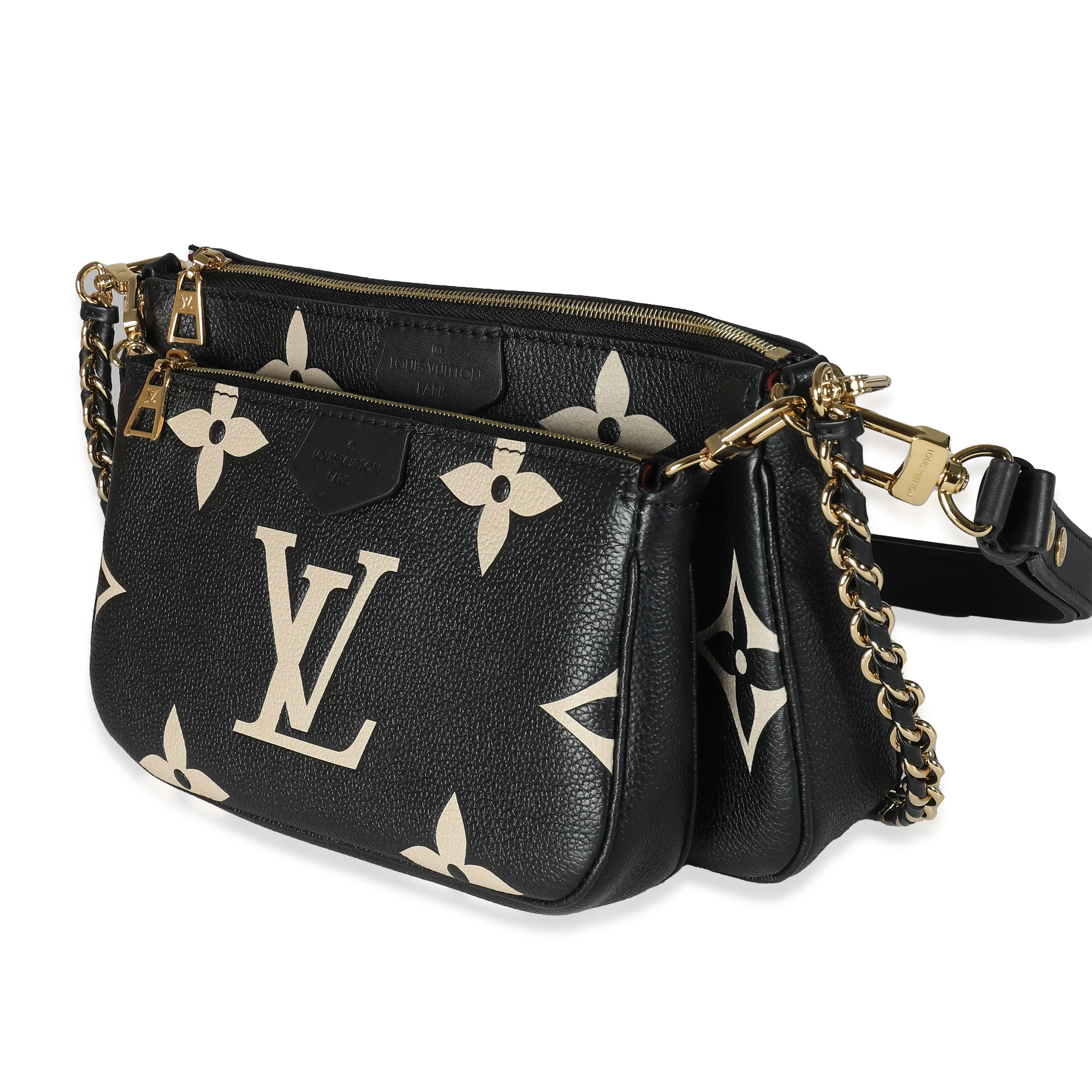 Beige Black Monogram Empreinte Multi Pochette Accessoires - Image 2