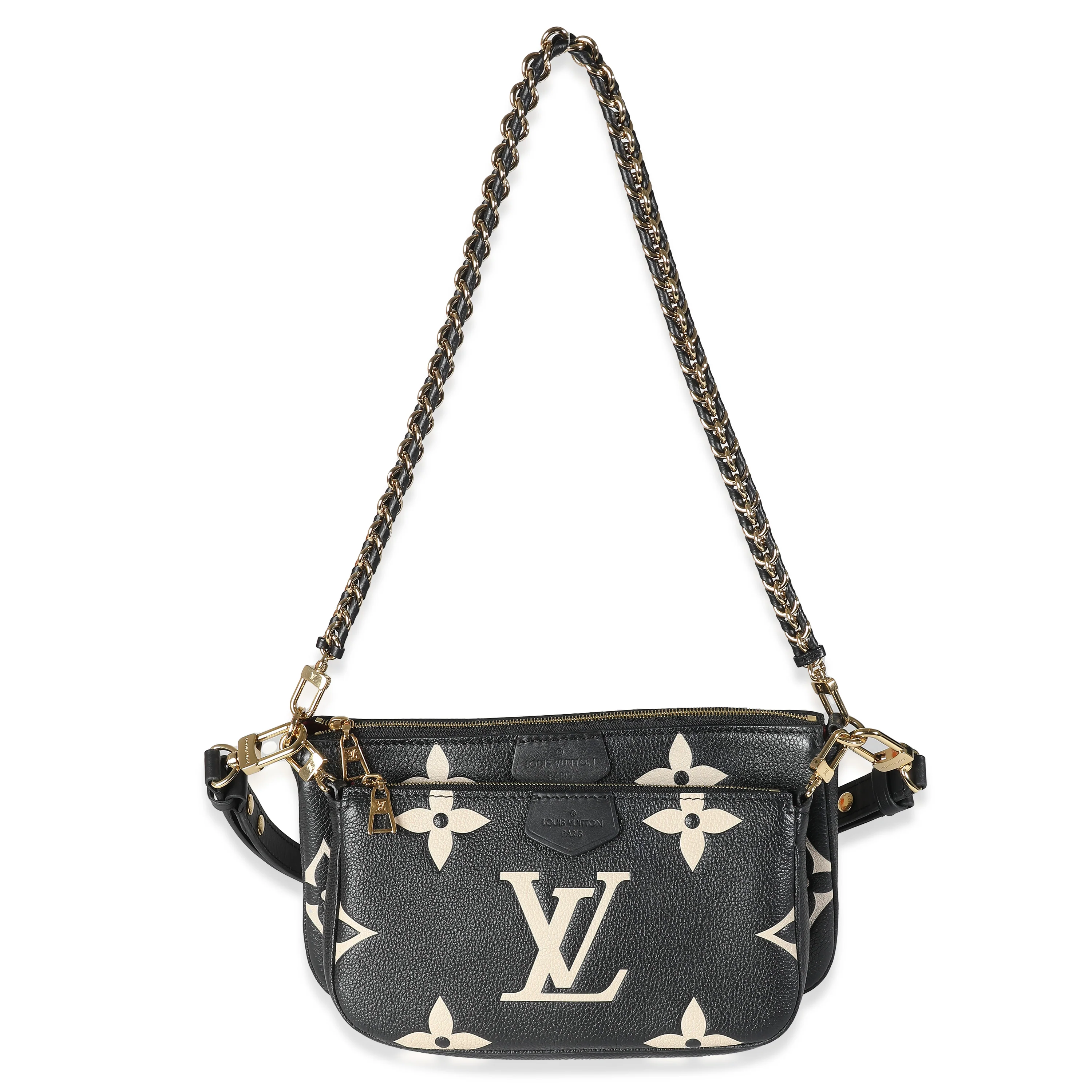 Beige Black Monogram Empreinte Multi Pochette Accessoires - Image 7
