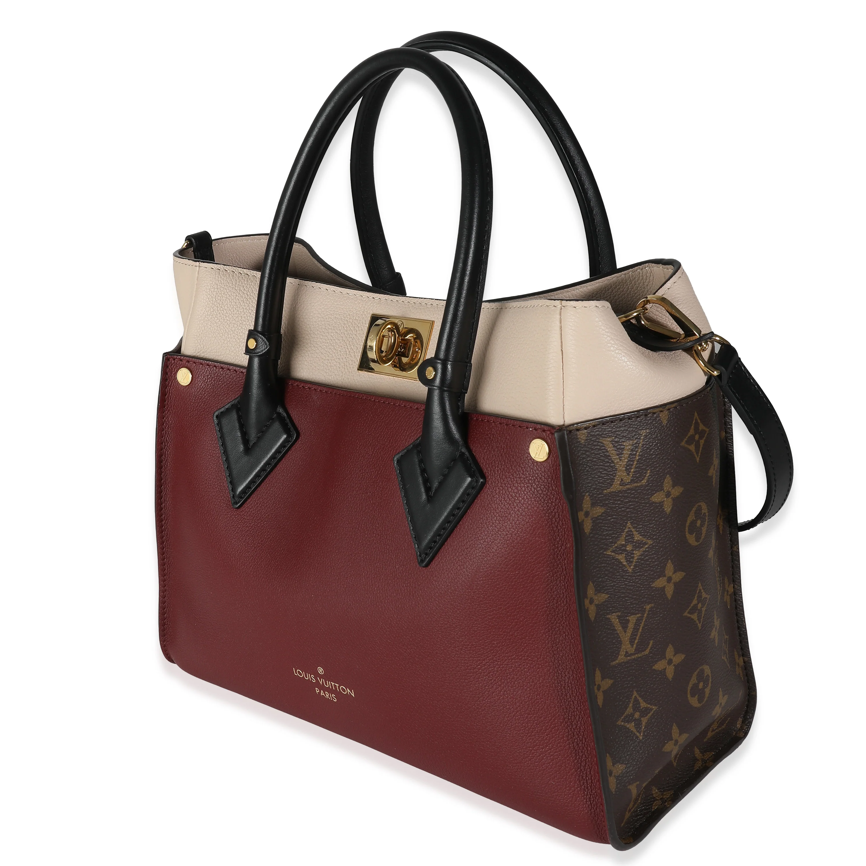 Wine Monogram Canvas On My Side MM - Image 2