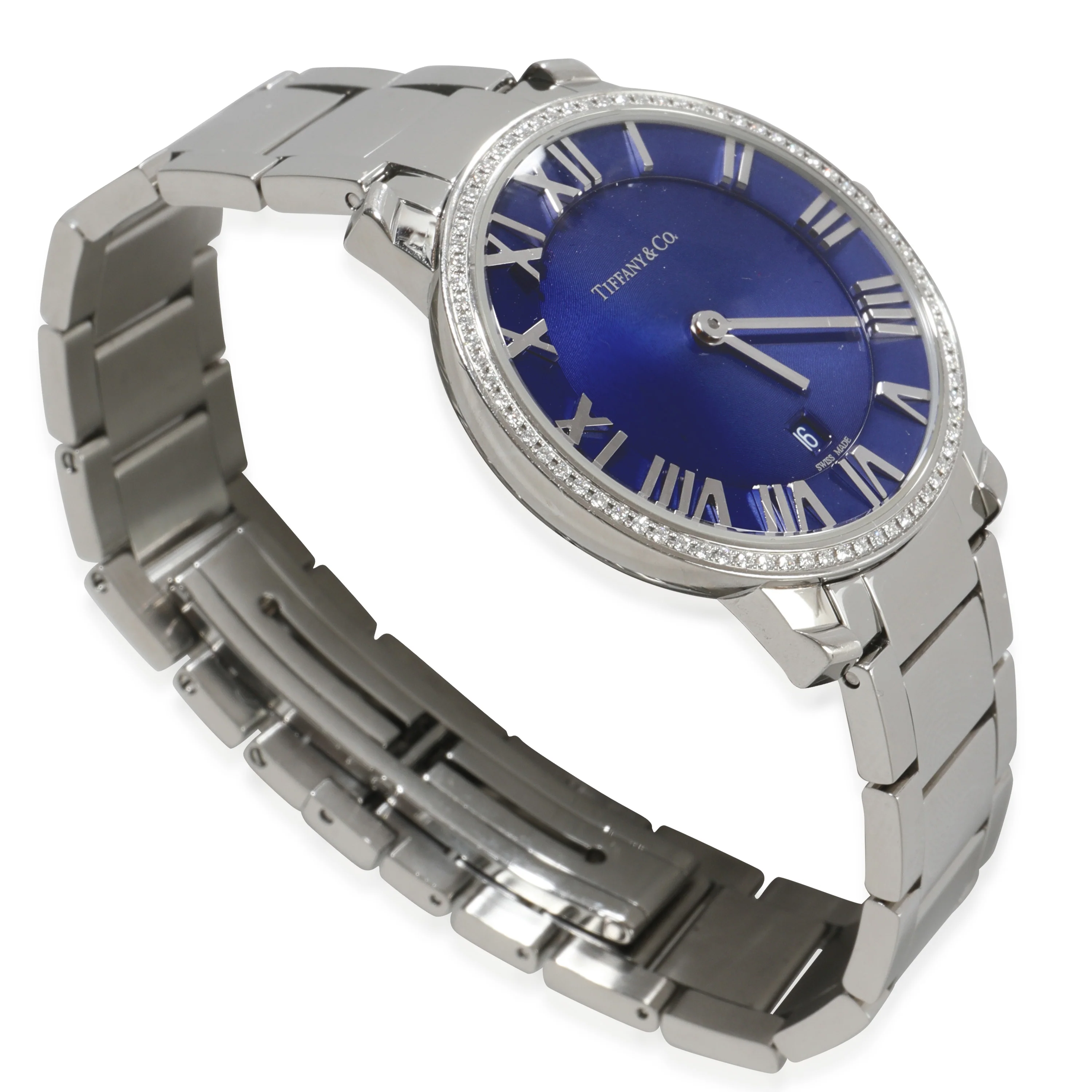 Atlas 2-Hand 34876193 Womens Watch in  Stainless Steel 0.14 CTW - Image 2