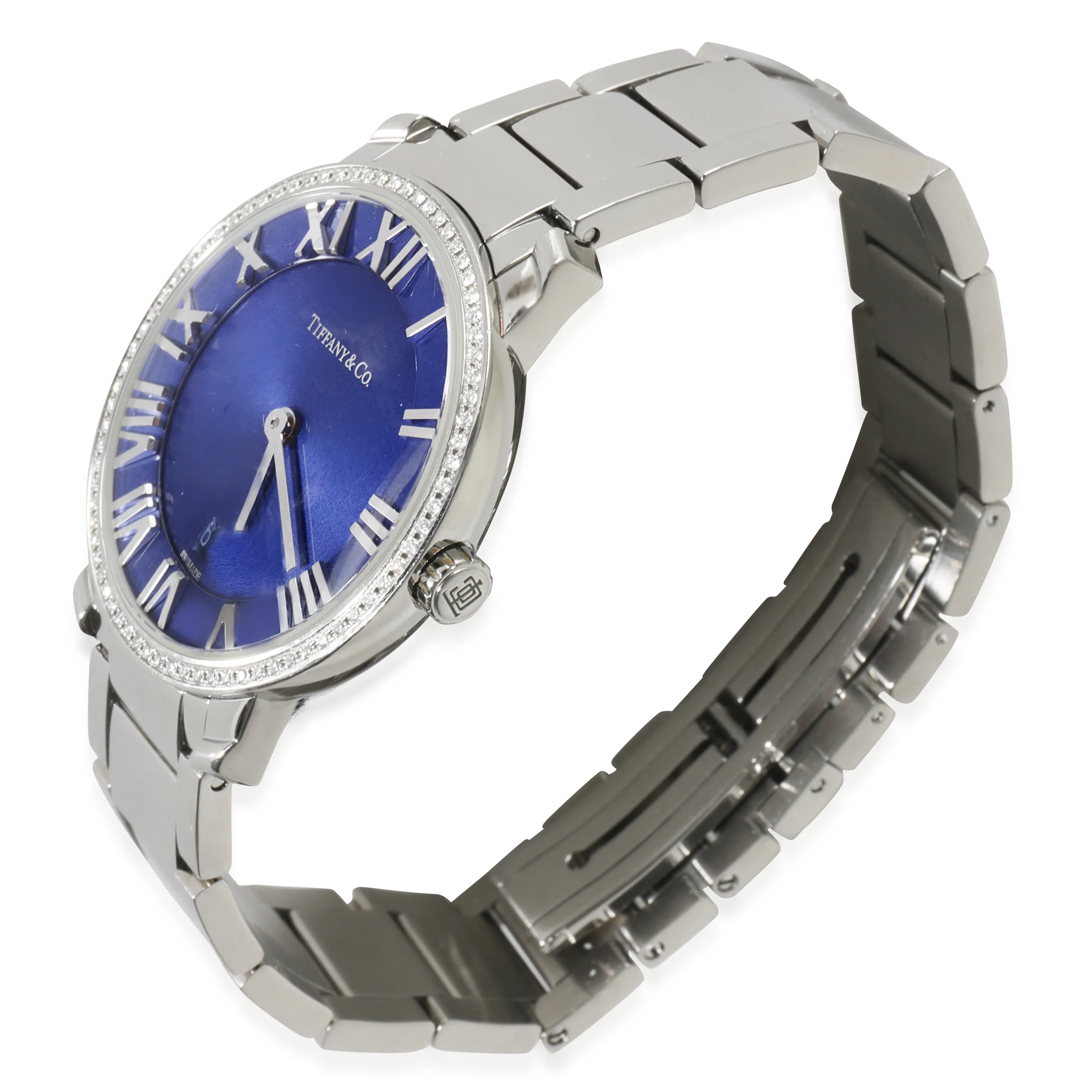 Atlas 2-Hand 34876193 Womens Watch in  Stainless Steel 0.14 CTW - Image 3